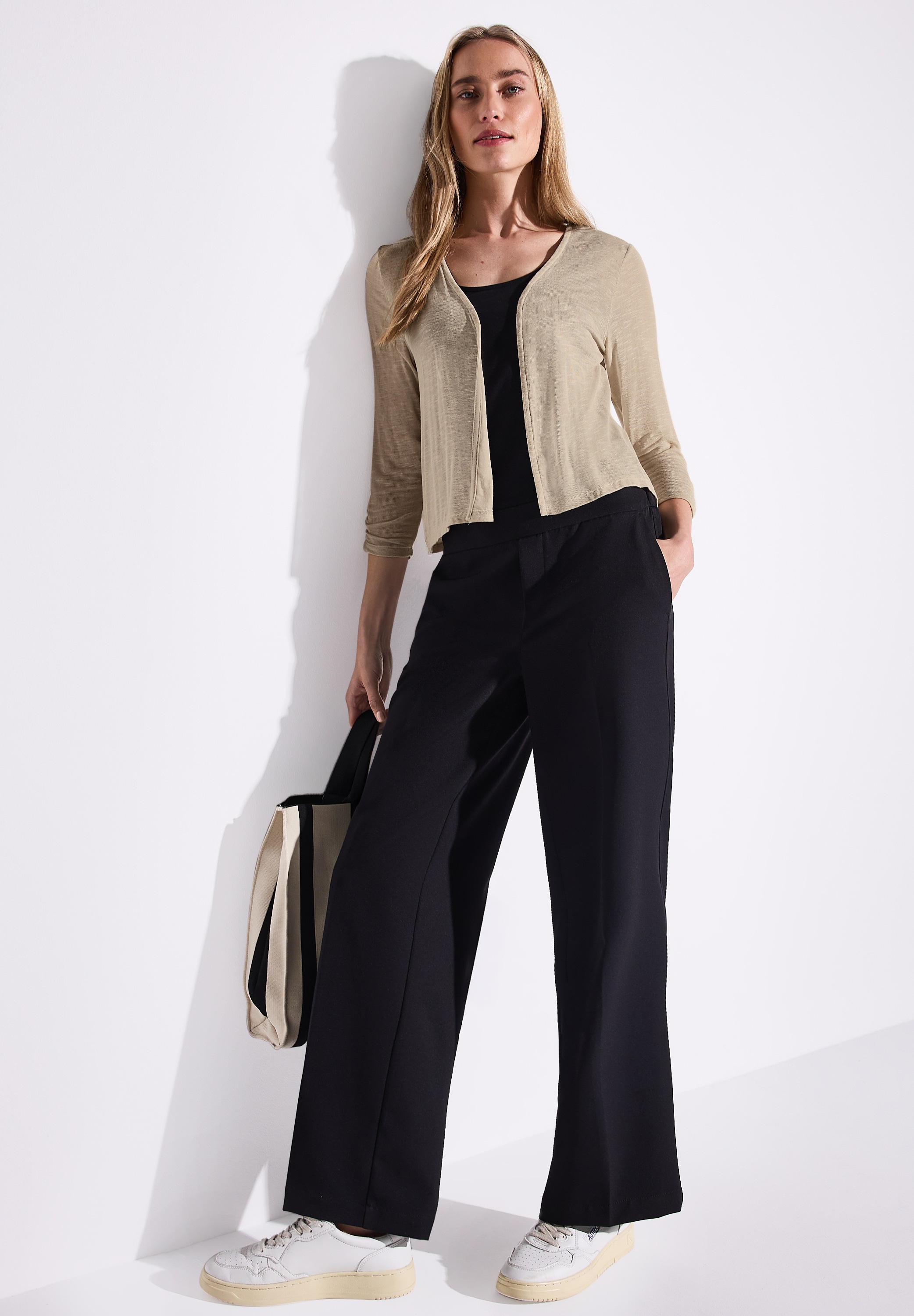 STREET ONE Shirtjacke »Style Suse«, mit 3/4-Ärmel