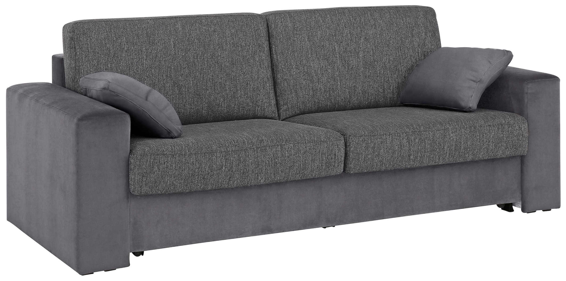 Home affaire Schlafsofa "Roma Matratzenhöhe 14 cm", Dauerschlaffunktion, mit Unterfederung, Lattenrost, Matratze