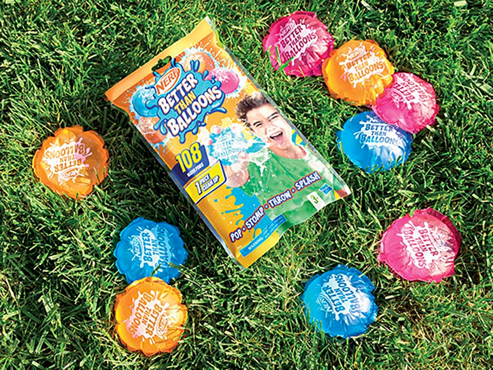 Hasbro Badespielzeug »Nerf, Better Than Balloons Wasserkapseln (108 Stück)«