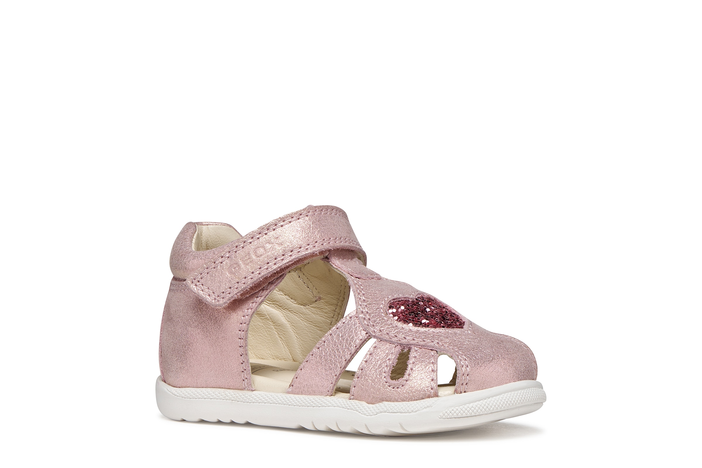 Geox Lauflernschuh "B SANDAL MACCHIA GIR" Babyschuh mit Klettverschluss, Größenschablone zum Download