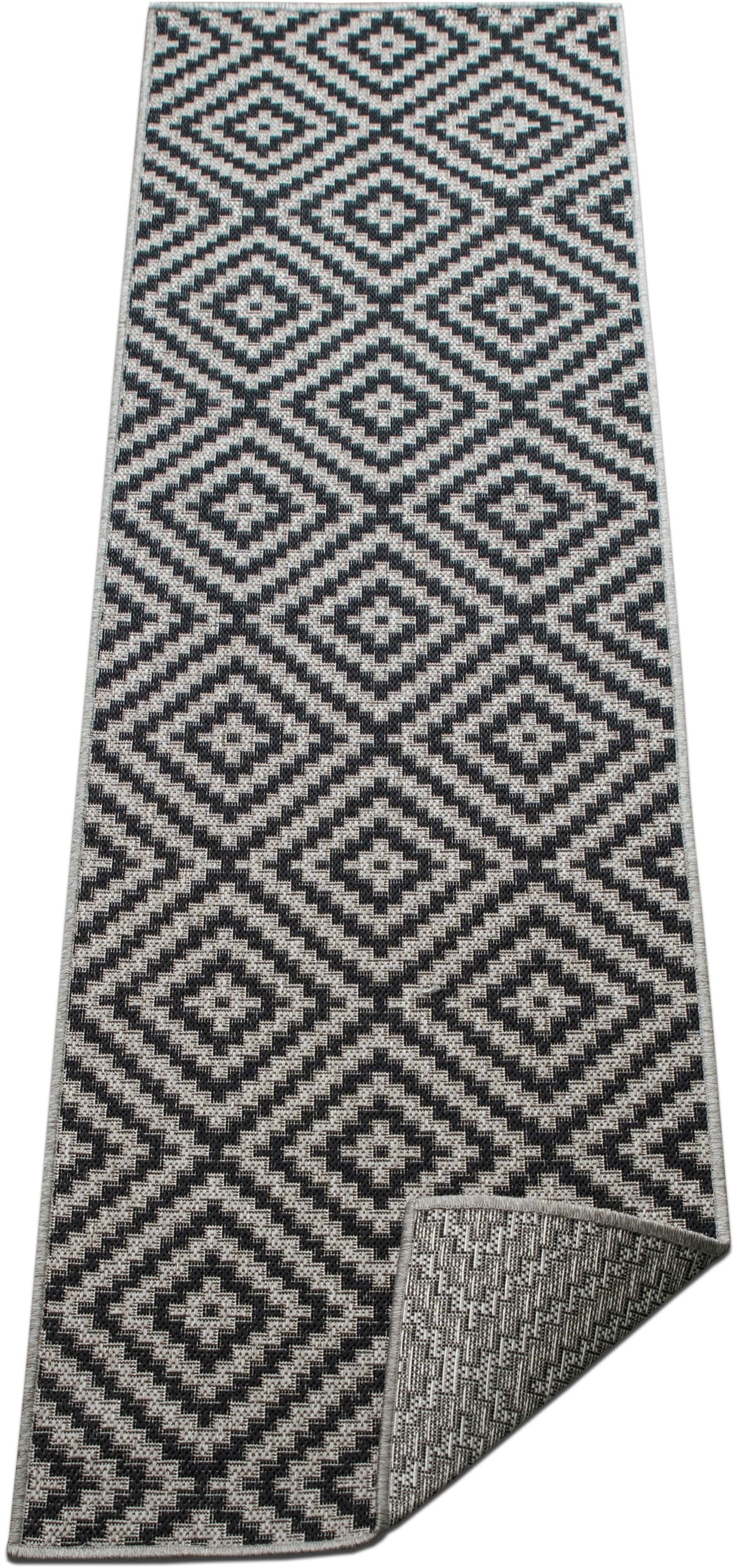 my home Teppich »Cordoba auch als Läufer erhältlich«, rechteckig, 3 mm Höhe, In- und Outdoor geeignet, Sisal-Optik, Wetterfest & UV-beständig, Boho