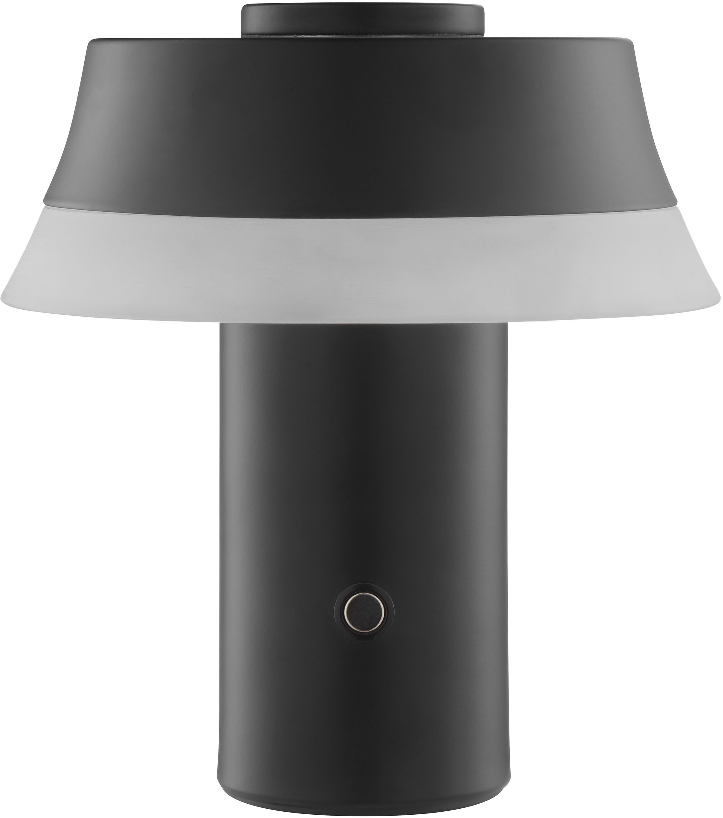 OTTO home LED Tischleuchte »Arnett« LED-Modul 1 Stk. Warmweiß akkubetrieben, 17 cm, 240 lm, per wireless charging & USB ladbar