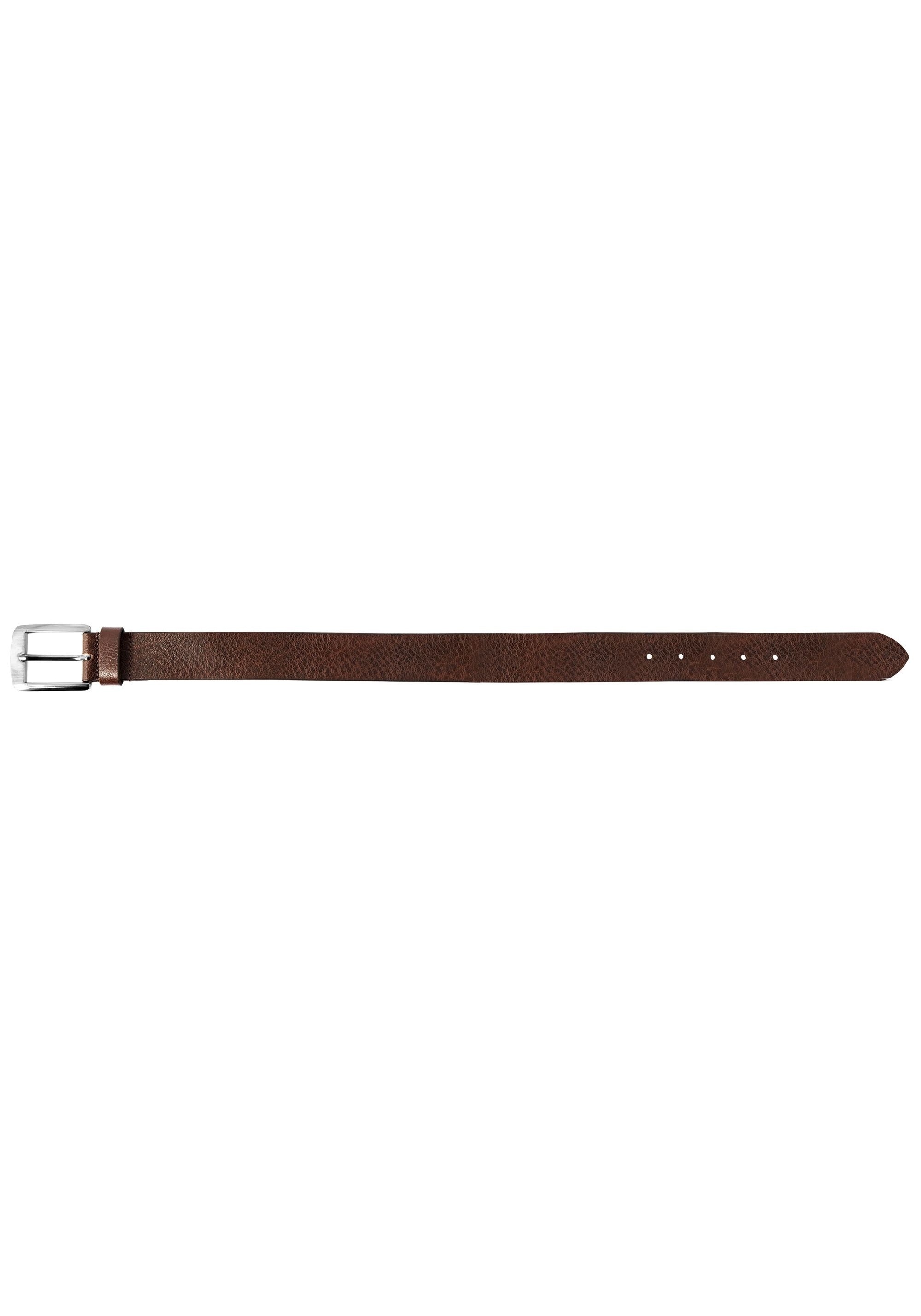 Leonardo Verrelli Ledergürtel »hochwertiges Echt Leder dunkelbraun 2.Wahl, 90 cm - 140 cm«