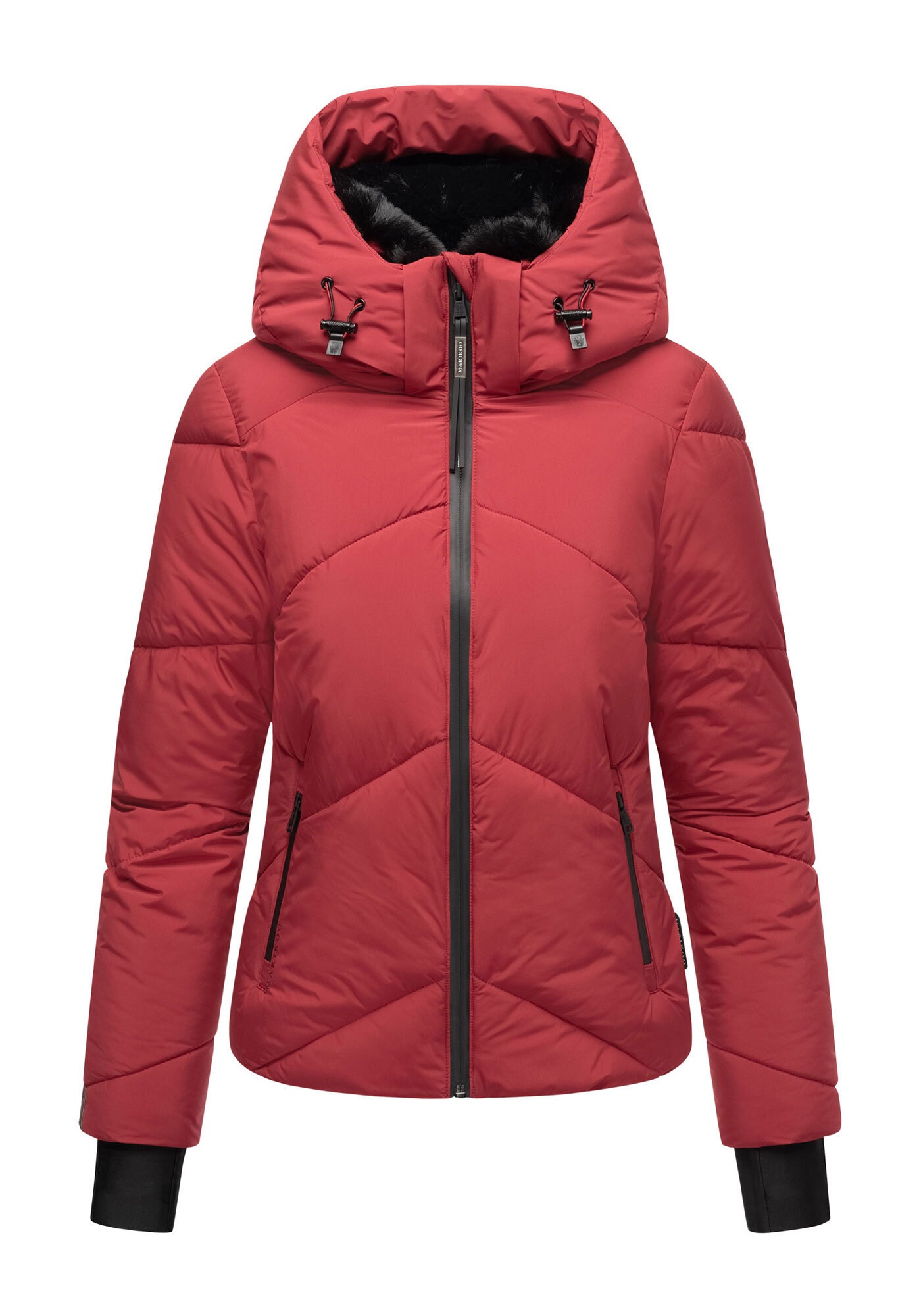 Marikoo Winterjacke »Simaraa«, mit abnehmbarem Kunstfellkragen