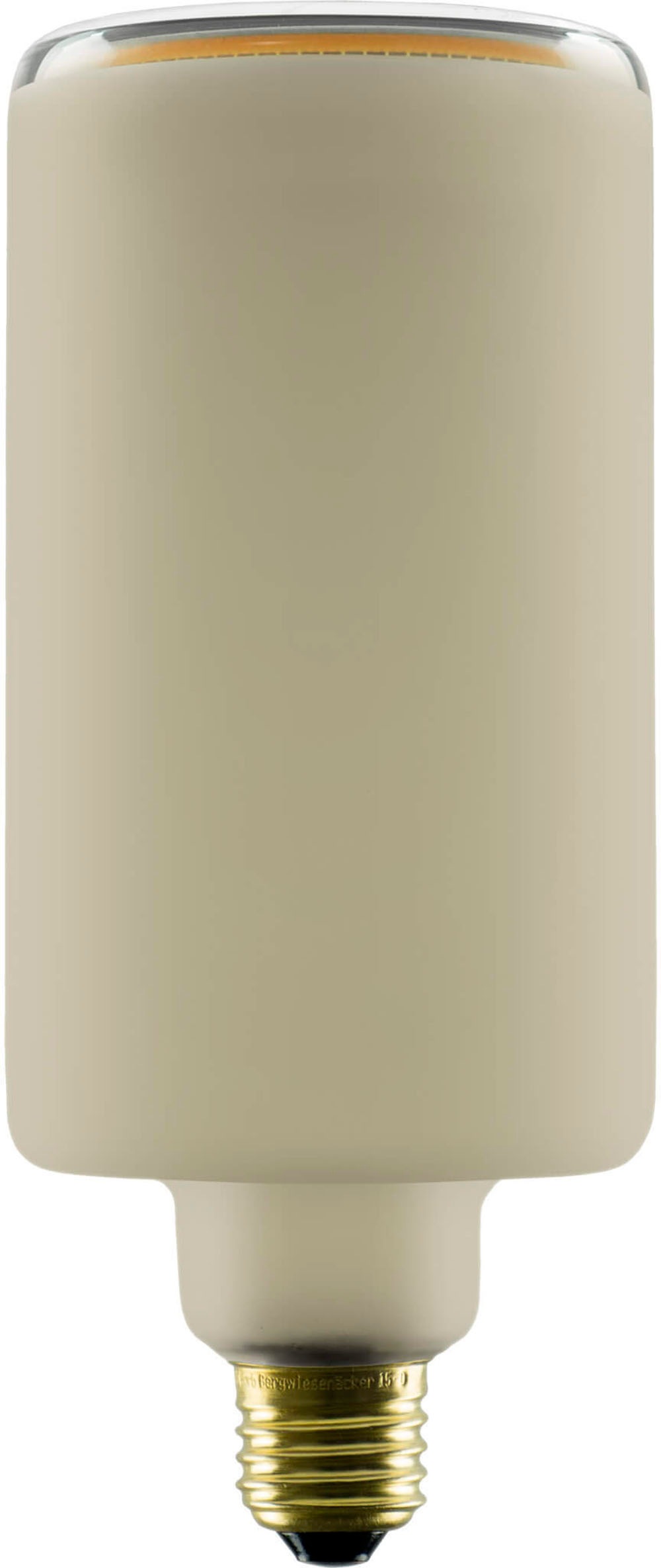 SEGULA LED-Leuchtmittel »LED Zylinder smokey matt«, E27, 1 St., Extra-Warmweiß, handmade