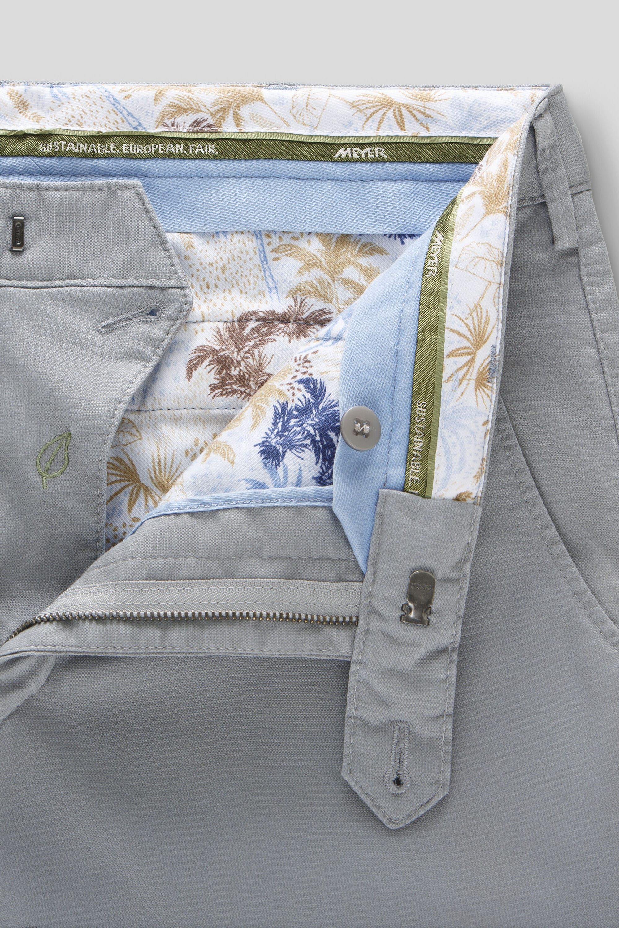 MEYER Chinos »ROMA Art.1-5070«, mit buntgewebtem Innenfutter