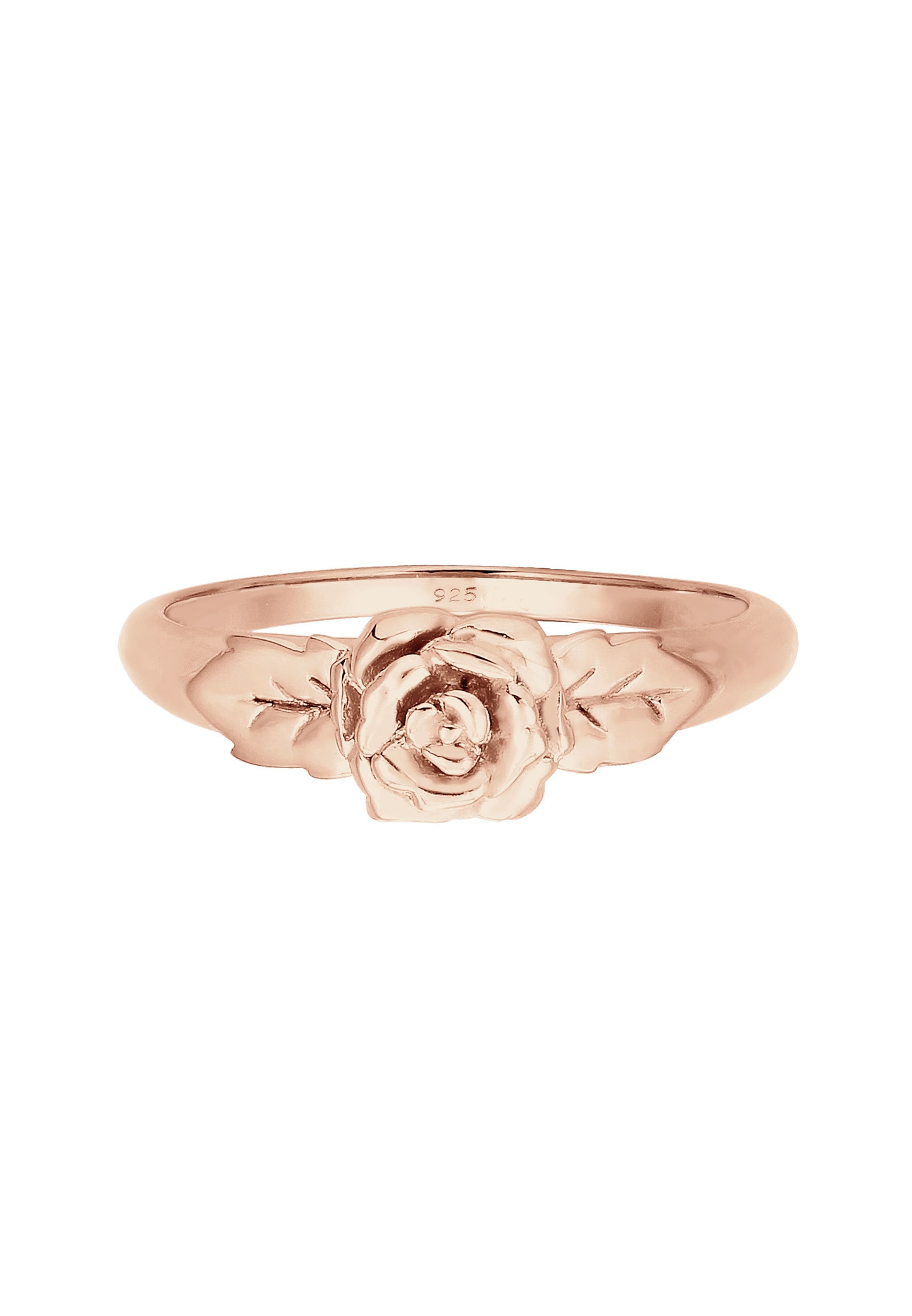 Elli Fingerring »Rosenblüte Blume Vintage Look Trend 925 Silber«