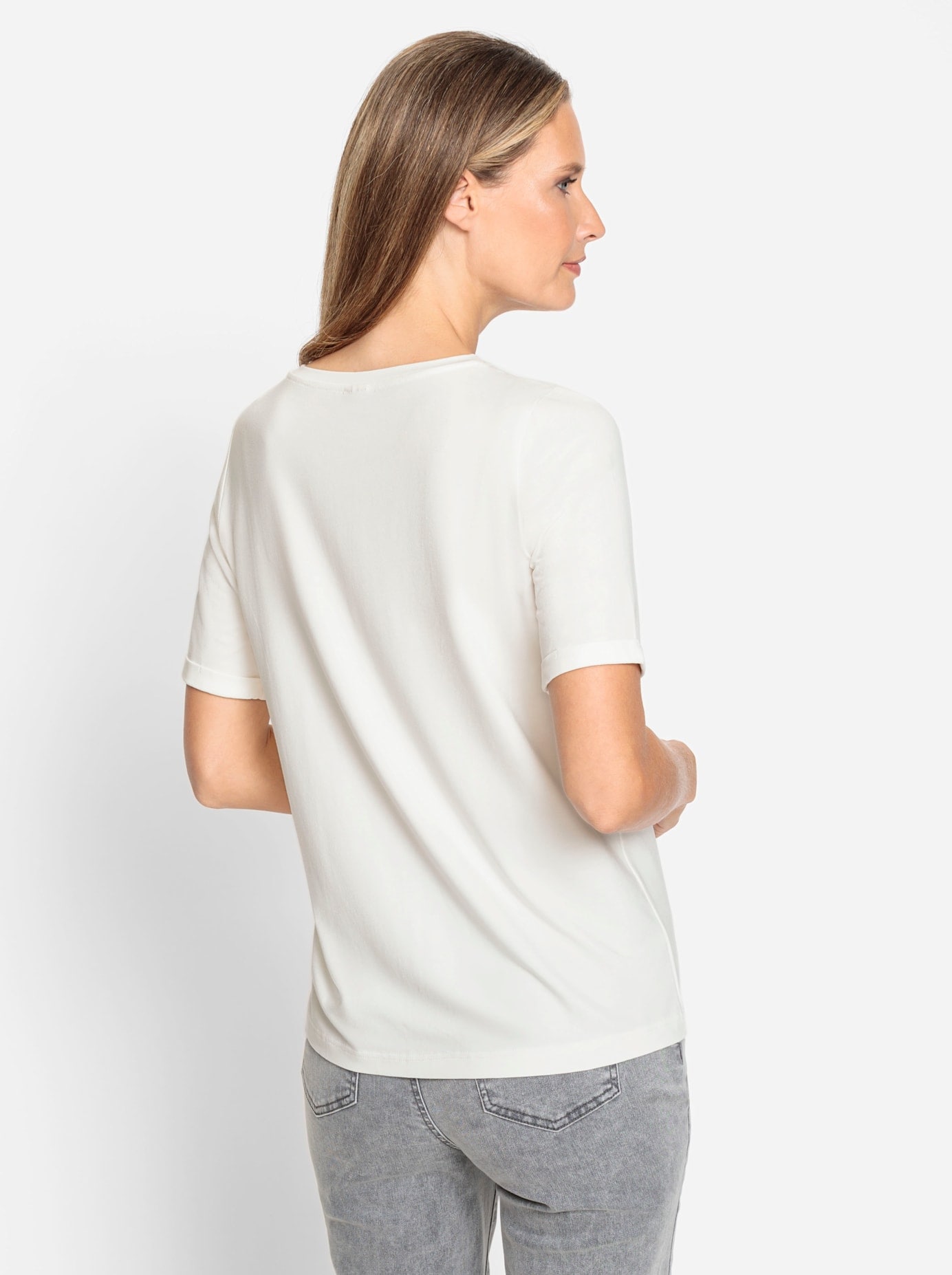 heine Rundhalsshirt »Shirt«, (1 tlg.)