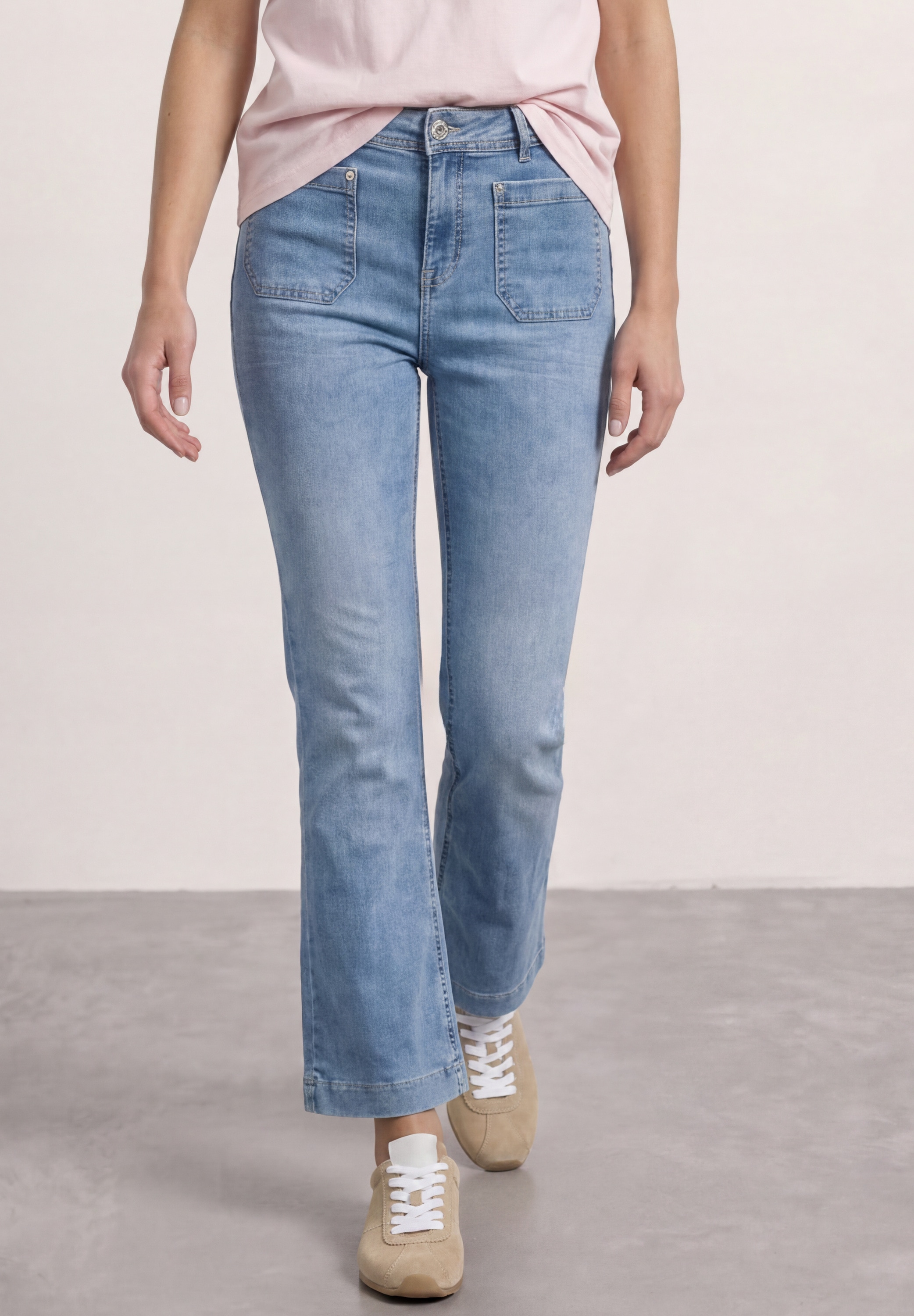 STREET ONE Slim-fit-Jeans High Waist