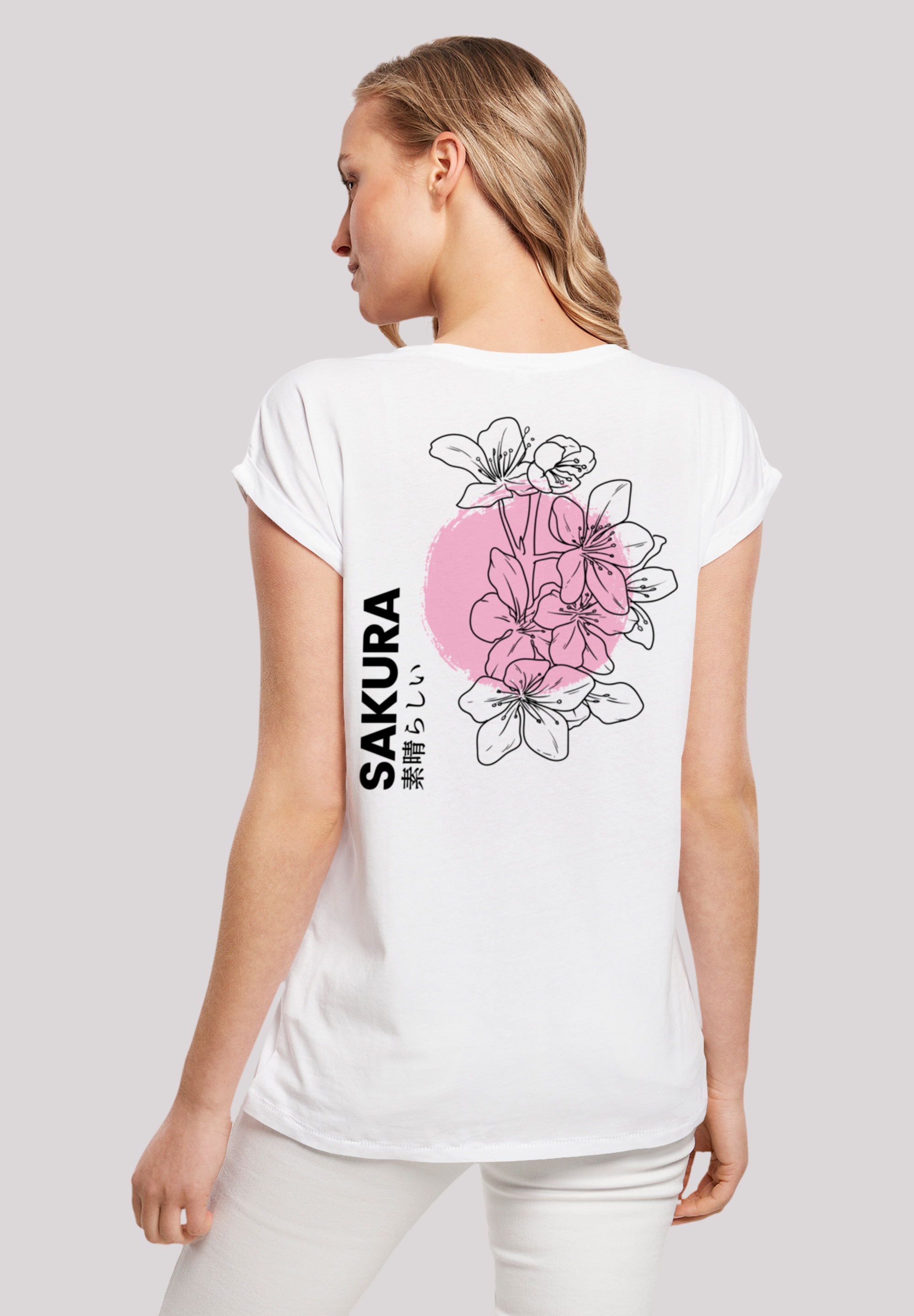 F4NT4STIC T-Shirt "Sakura Japan Grafik", Print