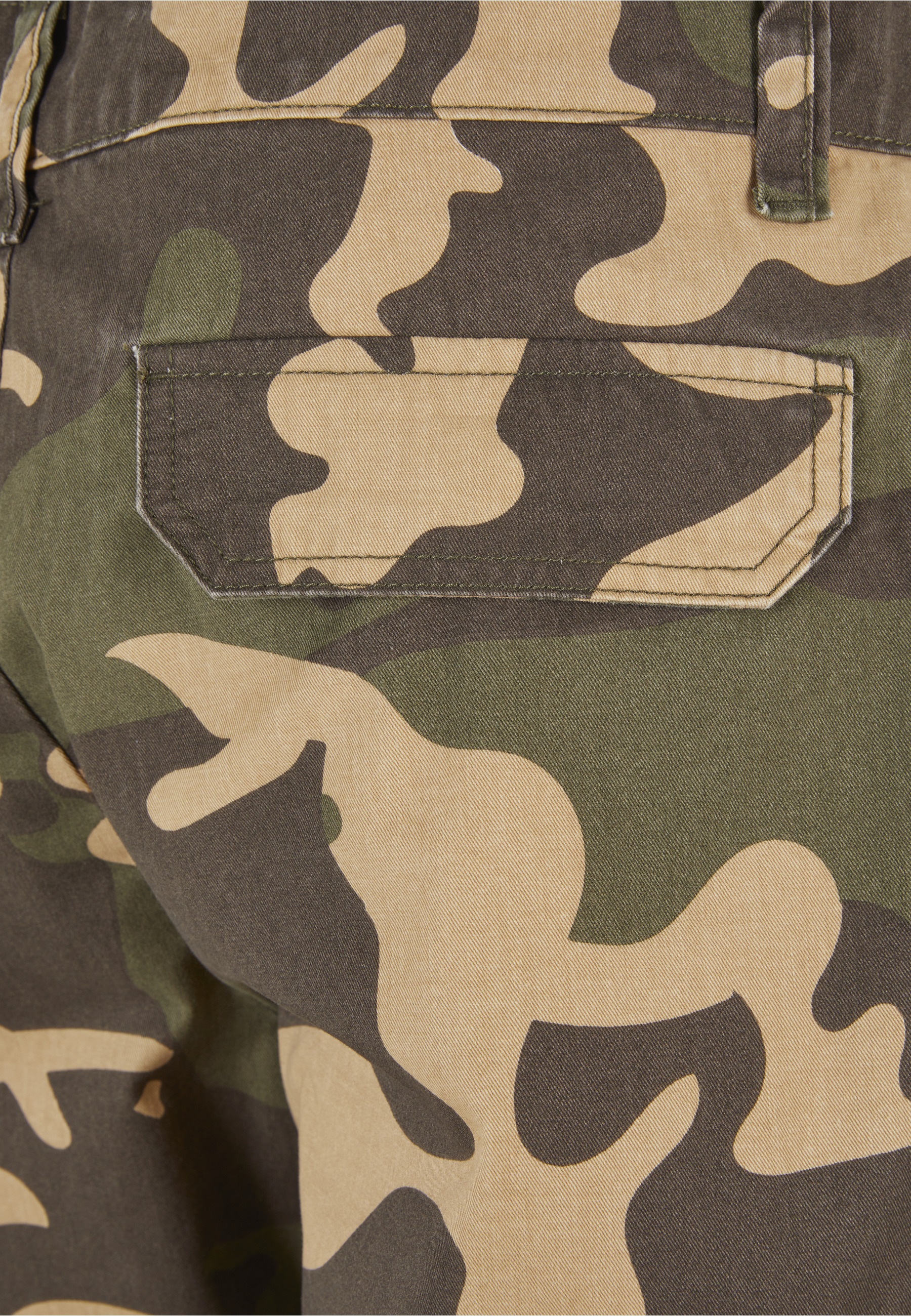 URBAN CLASSICS Cargohose »Urban Classics Herren Straight Leg Camo Cargo Pants«