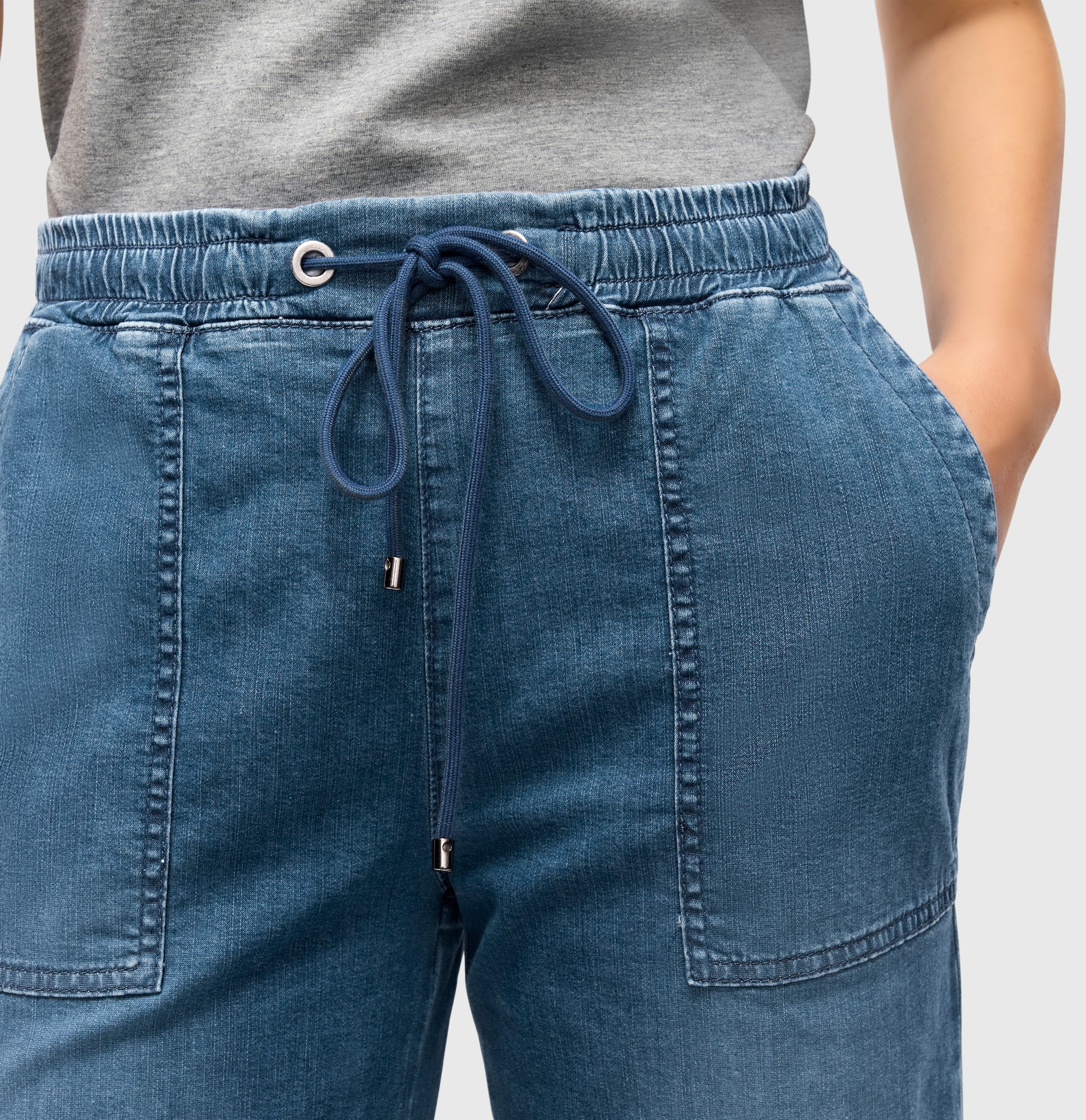 MAC Weite Jeans »CULOTTE casual denim« Wide Fit in verkürzter Länge