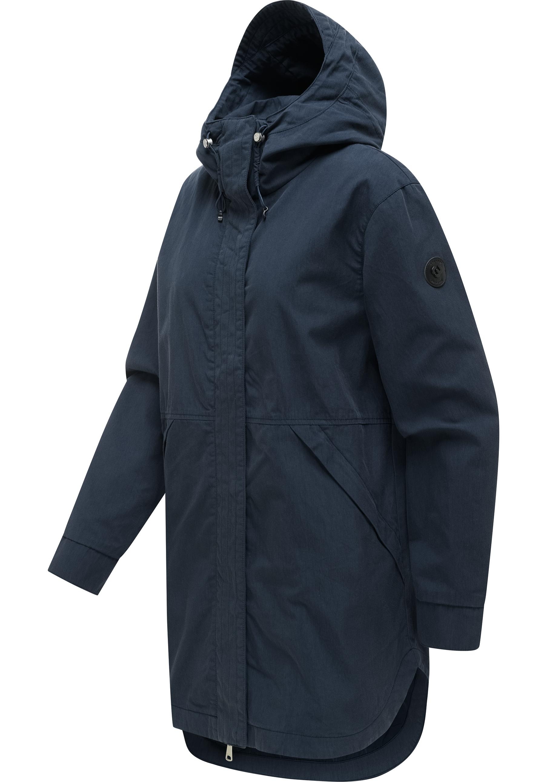 Ragwear Kurzmantel »Lamyja B« Leichter Oversize-Übergangsparka mit Kapuze