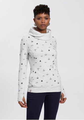 KangaROOS Sweatshirt, mit wärmendem Schlauchkragen und Allover-Print kaufen