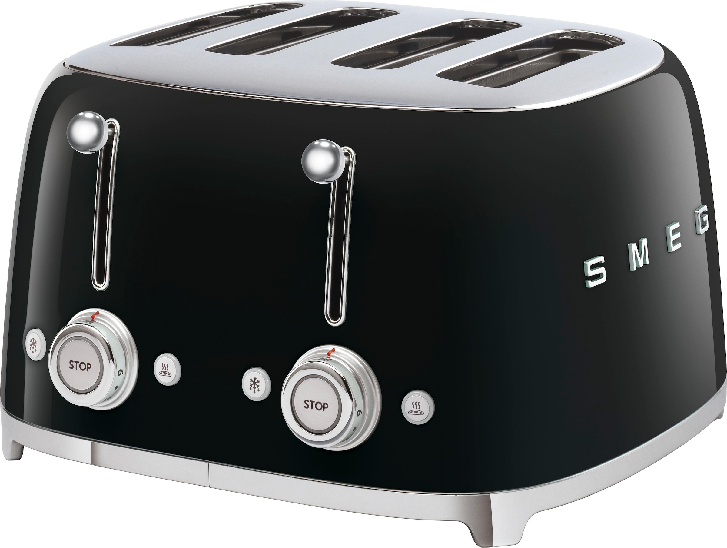 Smeg Toaster "TSF03BLEU", 4 kurze Schlitze, 3000 W