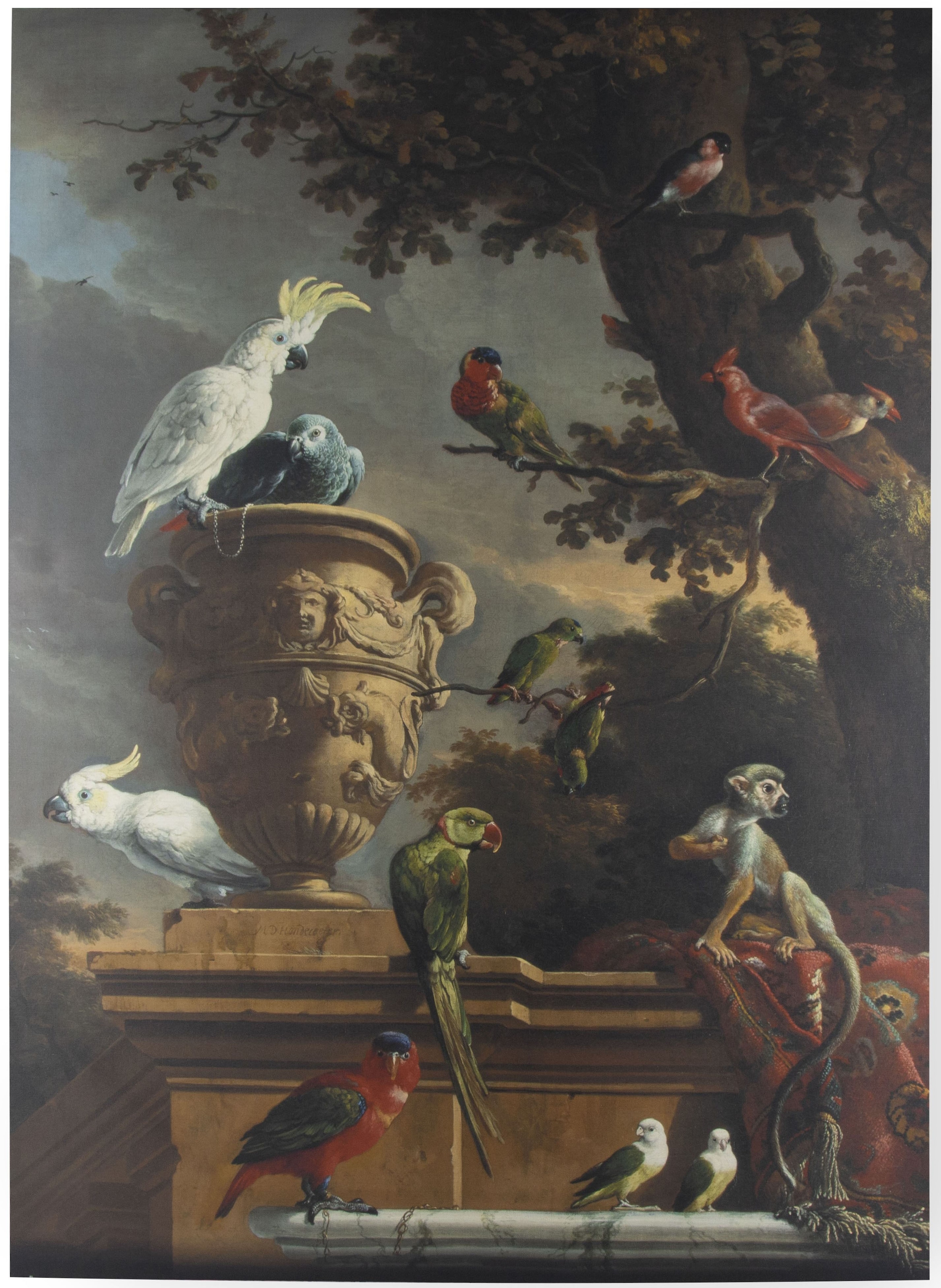 Art for the home Leinwandbild "Menagerie", Art-Vögel, (1 St.), die Menageri günstig online kaufen