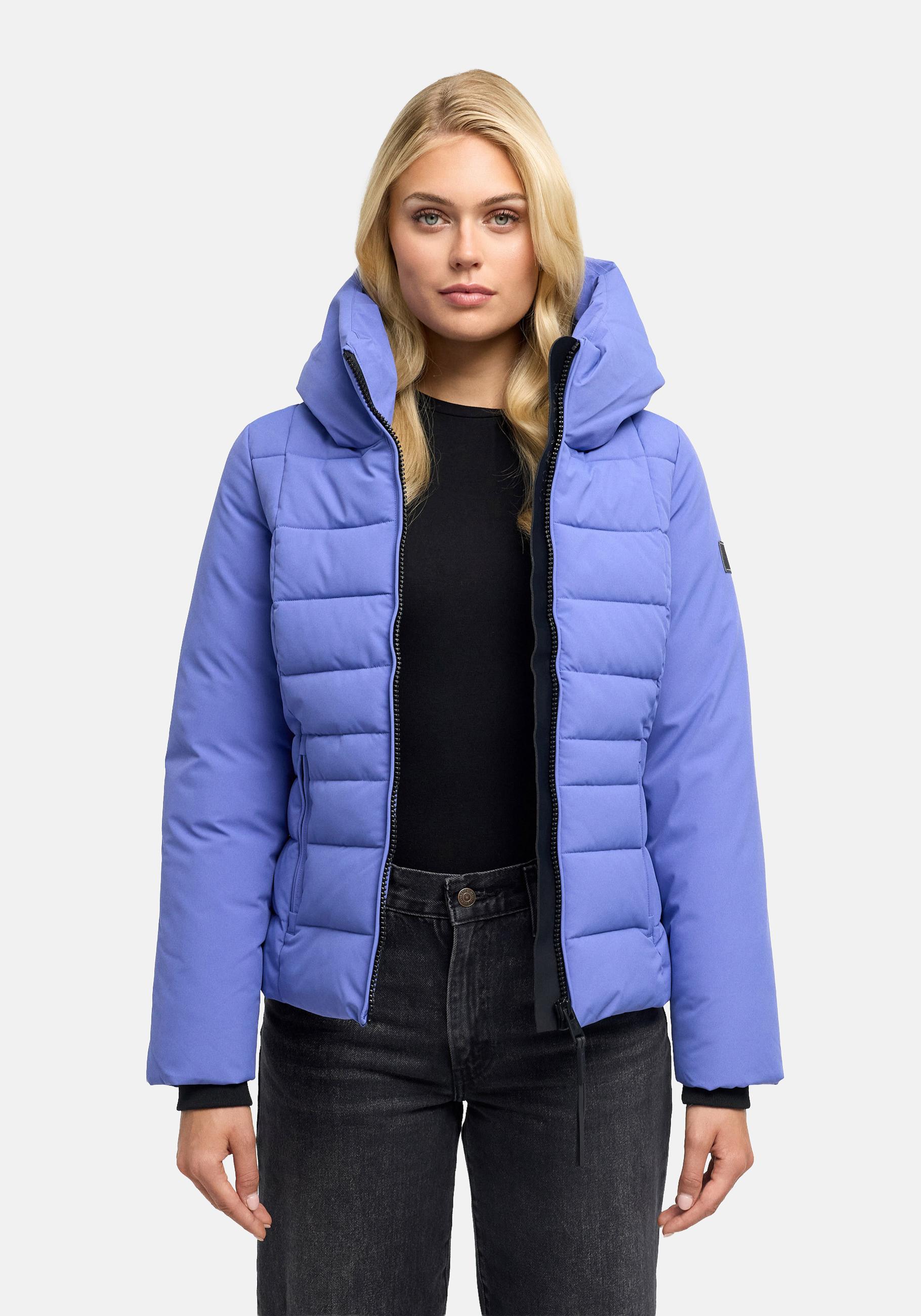 Navahoo Outdoorjacke "Stepptänzchen XIV" mit Kapuze Warme Damen Steppjacke mit Kapuze