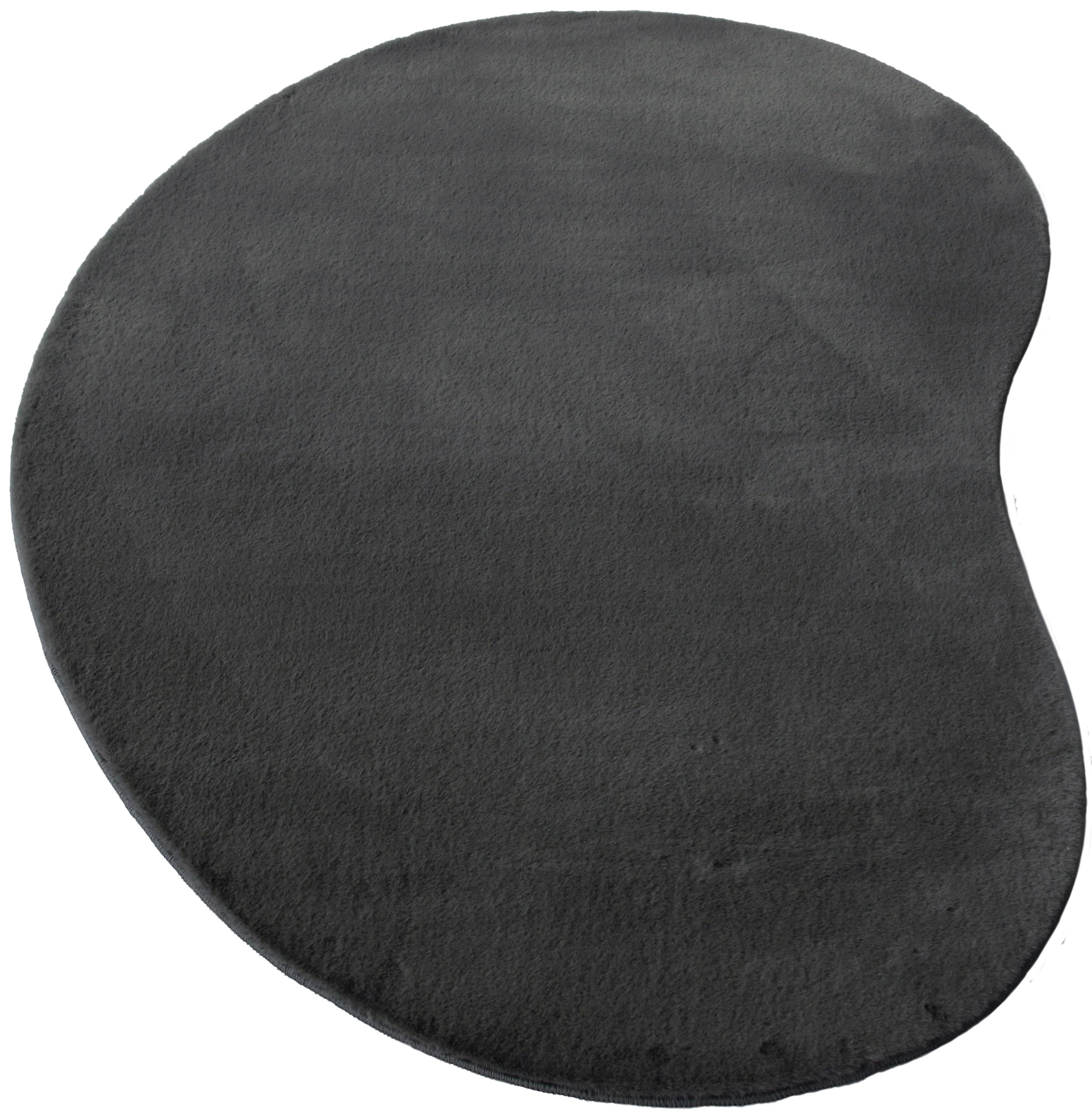 Fellteppich OTTO HOME "Balu Bean, Kaninchenfell" Gr. 73, grau (anthrazit), B:120cm H:20mm L:180cm, Kunstfaser, Teppiche, Fellteppich, Kunstfell Teppich, Modern, weich, Wohnzimmer, Schlafzimmer 3