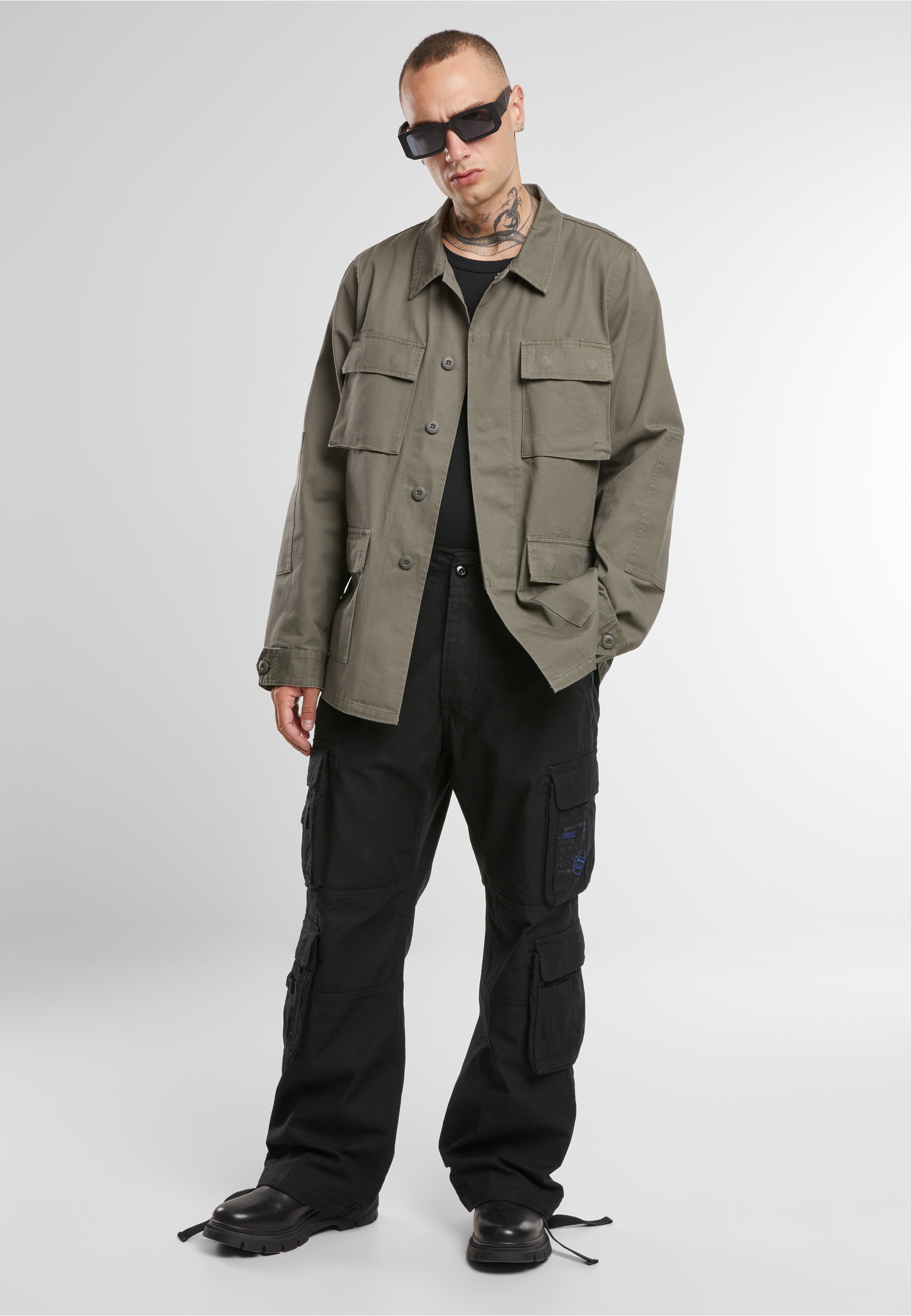 Brandit Allwetterjacke »Brandit Brandit Men BDU Twill Jacket« 1 Stk. tlg. ohne Kapuze