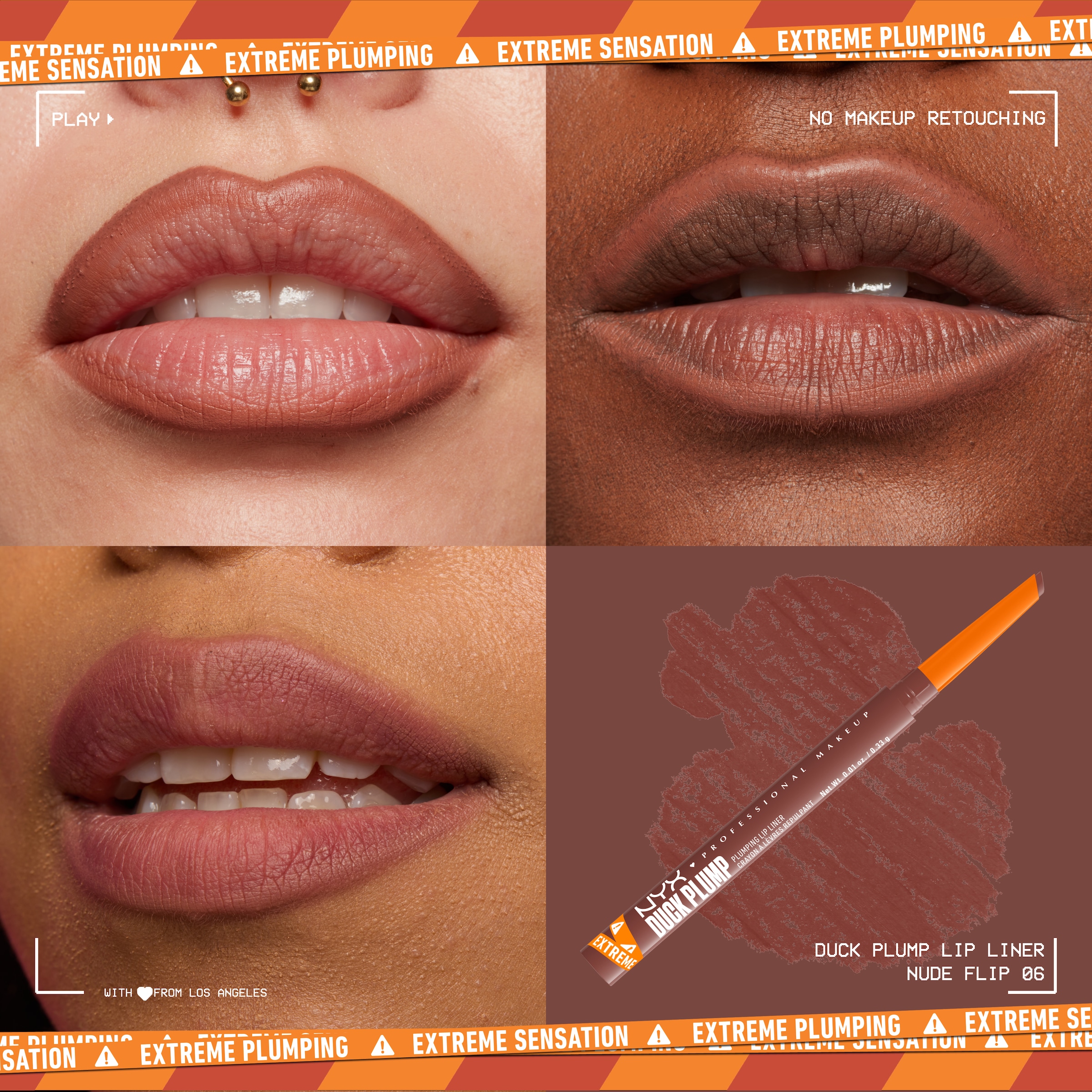NYX Lippenstift »Professional Makeup Duck Plump Plumping Lip Liner Lippenkonturenstift«
