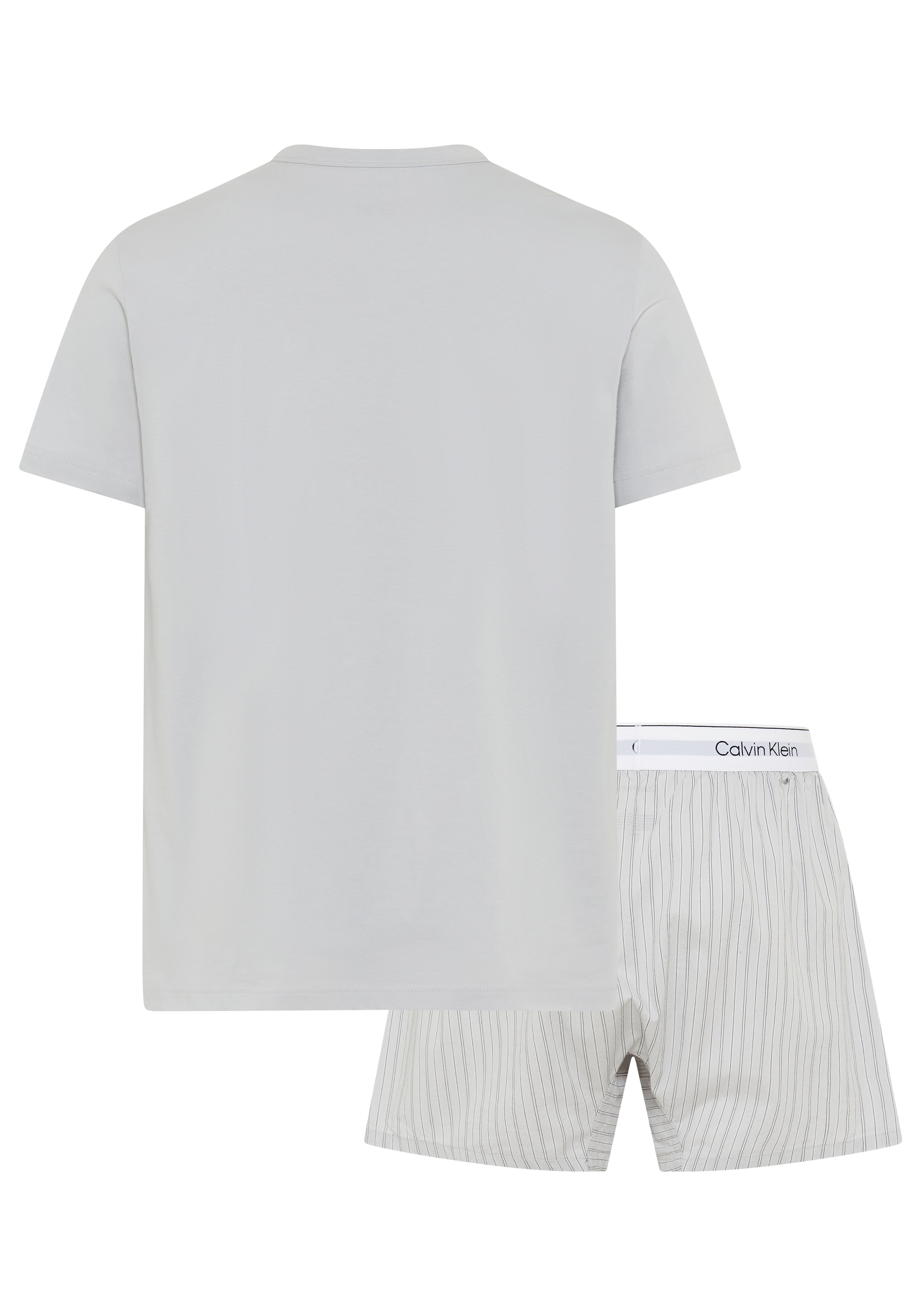 Calvin Klein Underwear Shorty Set, 2 tlg. Rundhalsausschnitt, Regular Fit, Logo-Bündchen