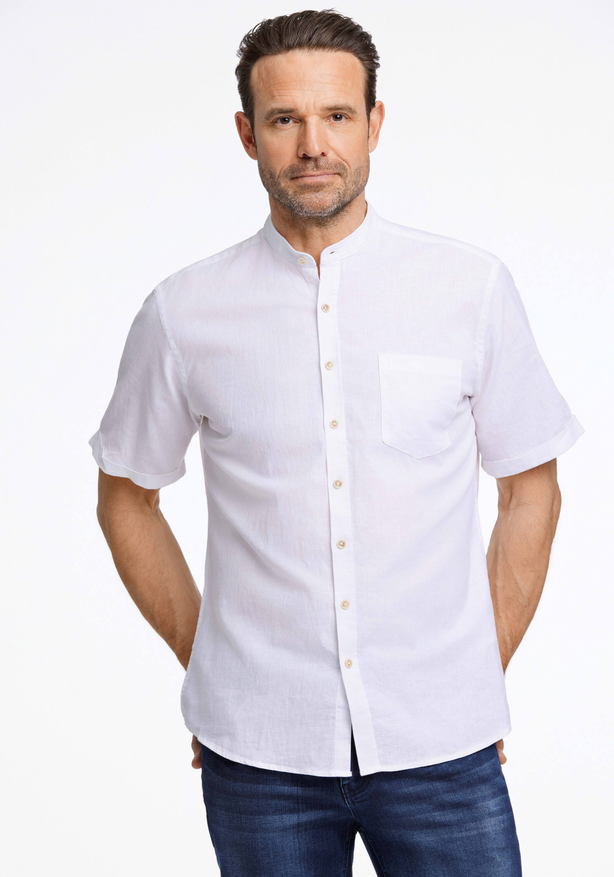 JACK’S Leinenhemd »Leinenhemd (Kurzarm) Regular Fit«