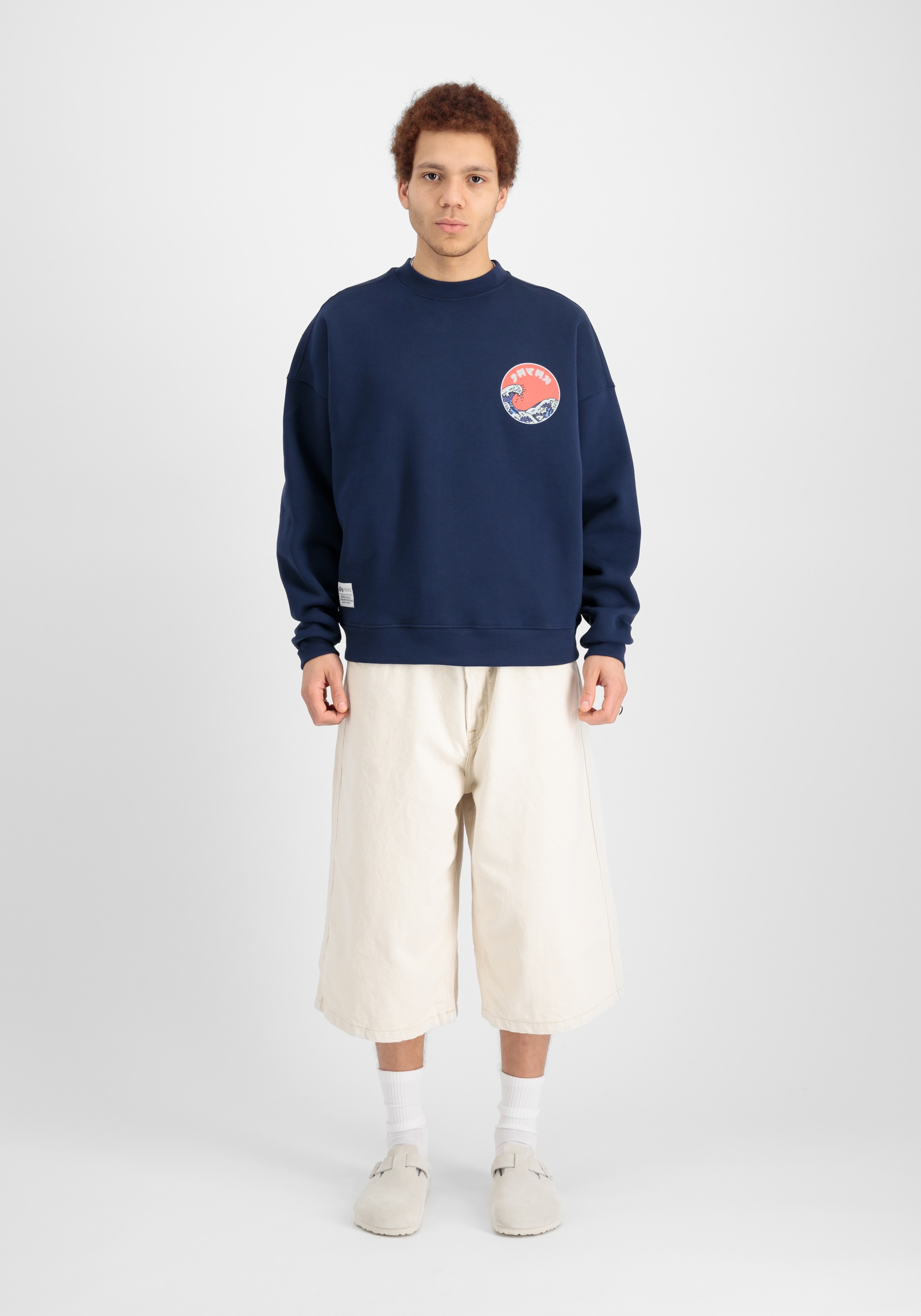 Alpha Industries Sweater »ALPHA INDUSTRIES Men - Sweatshirts Japan Wave Warrior Sweater«