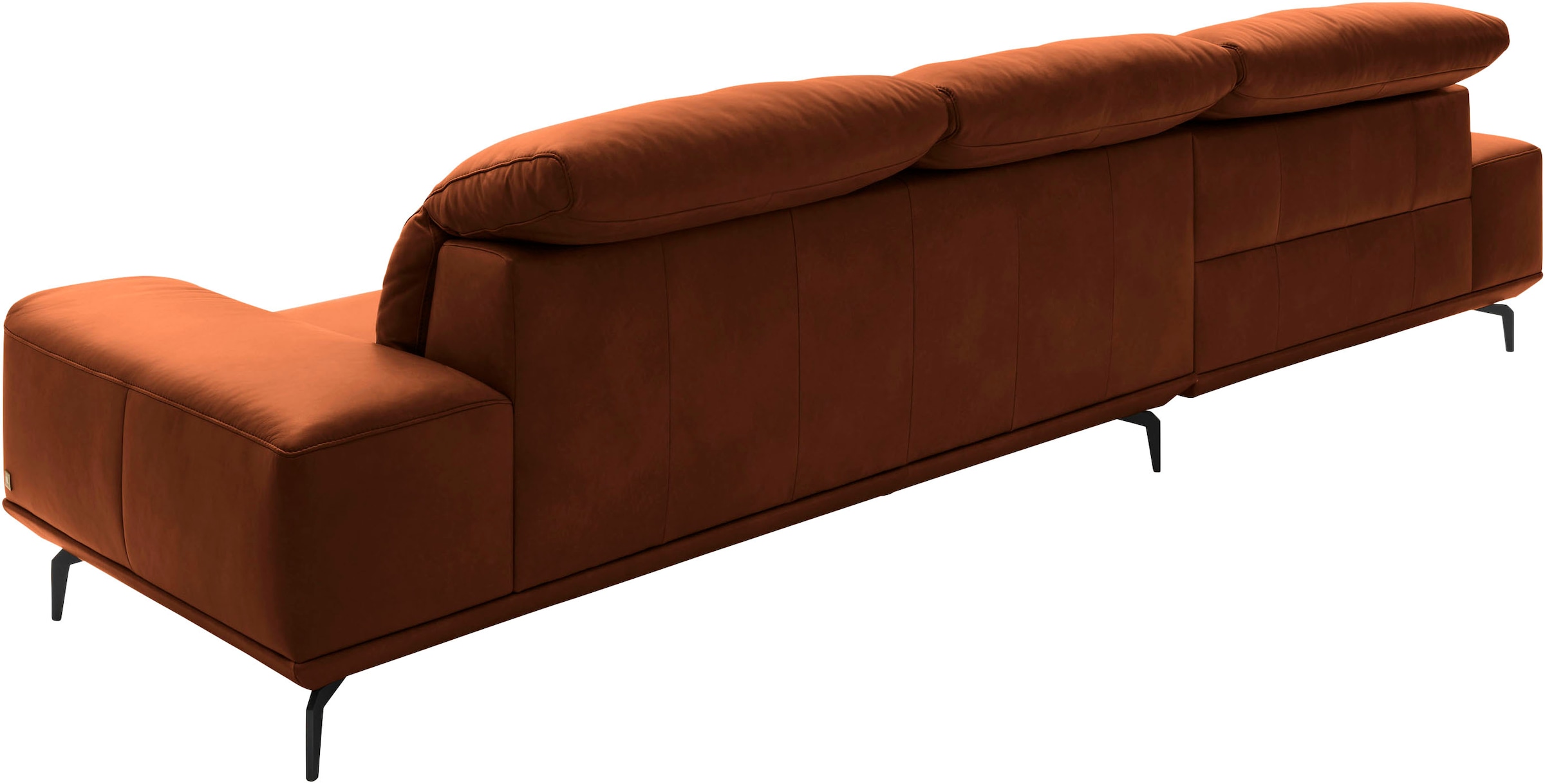 Musterring Wohnlandschaft »MR 2490«, Fuß Schwarz, Sitzhöhe 46cm, wahlweise mit Funktionen, Maße 342x207 cm