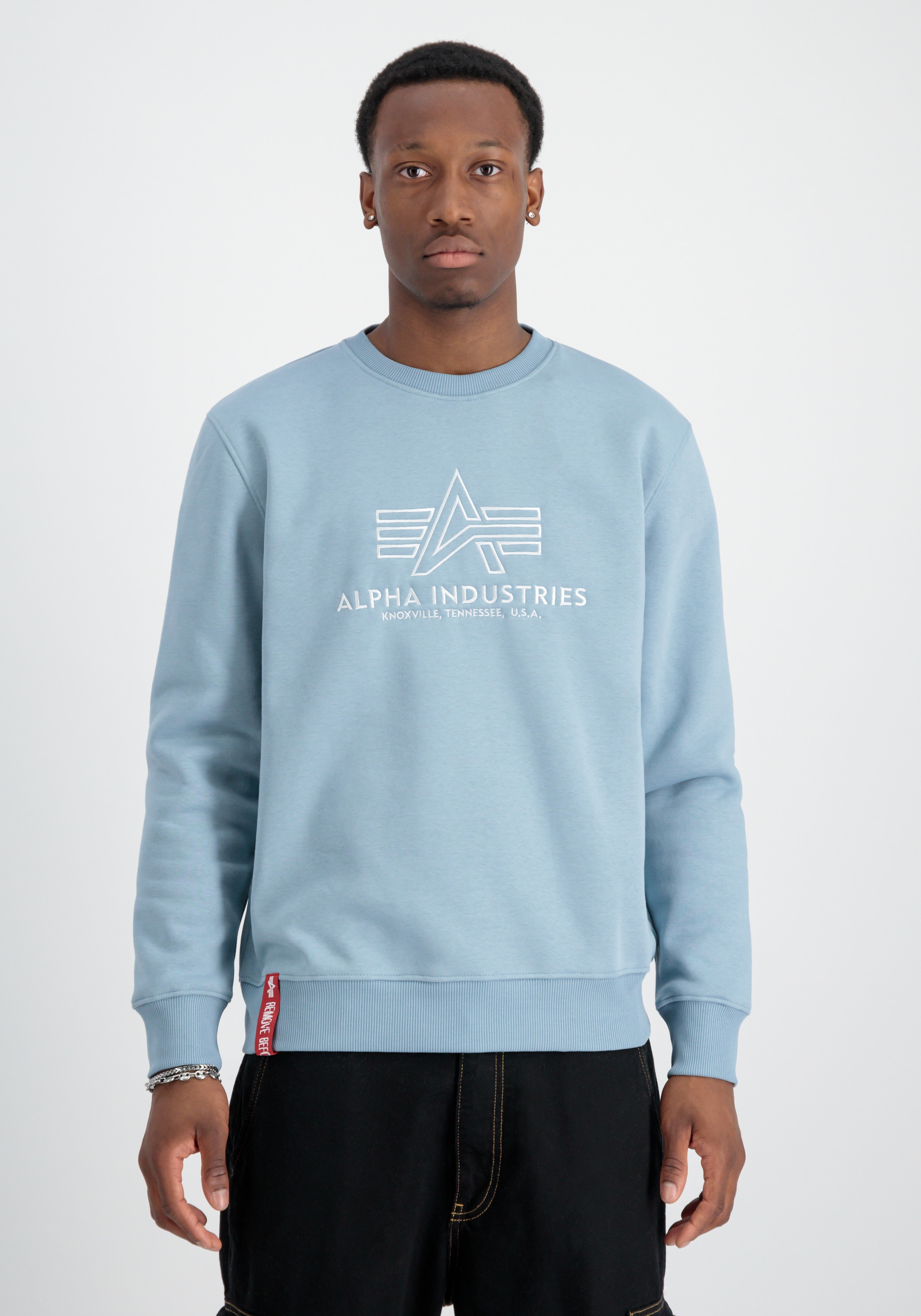 Alpha Industries Sweater "Alpha Industries Men - Sweatshirts Basic Sweater Embroidery"