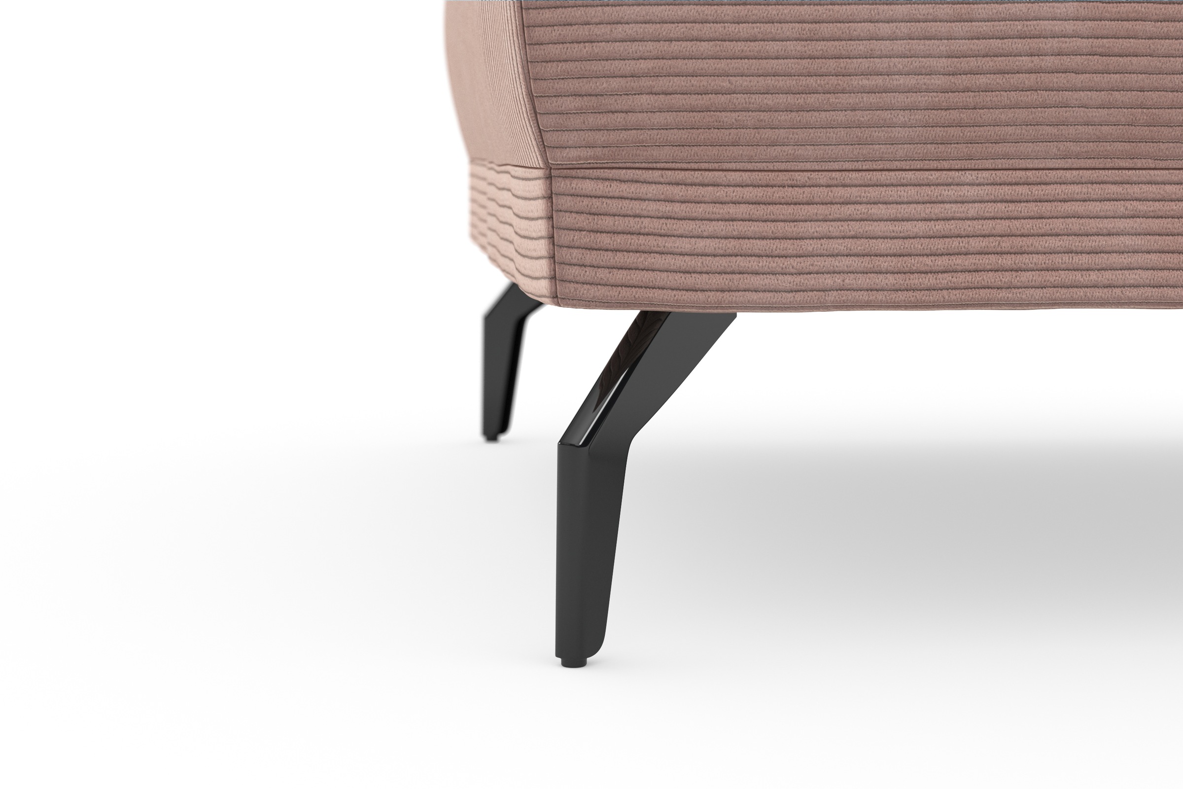 INOSIGN Hocker »Coco«, Cord-Bezug in 2 Ausführungen, Füßen 15 cm hoch