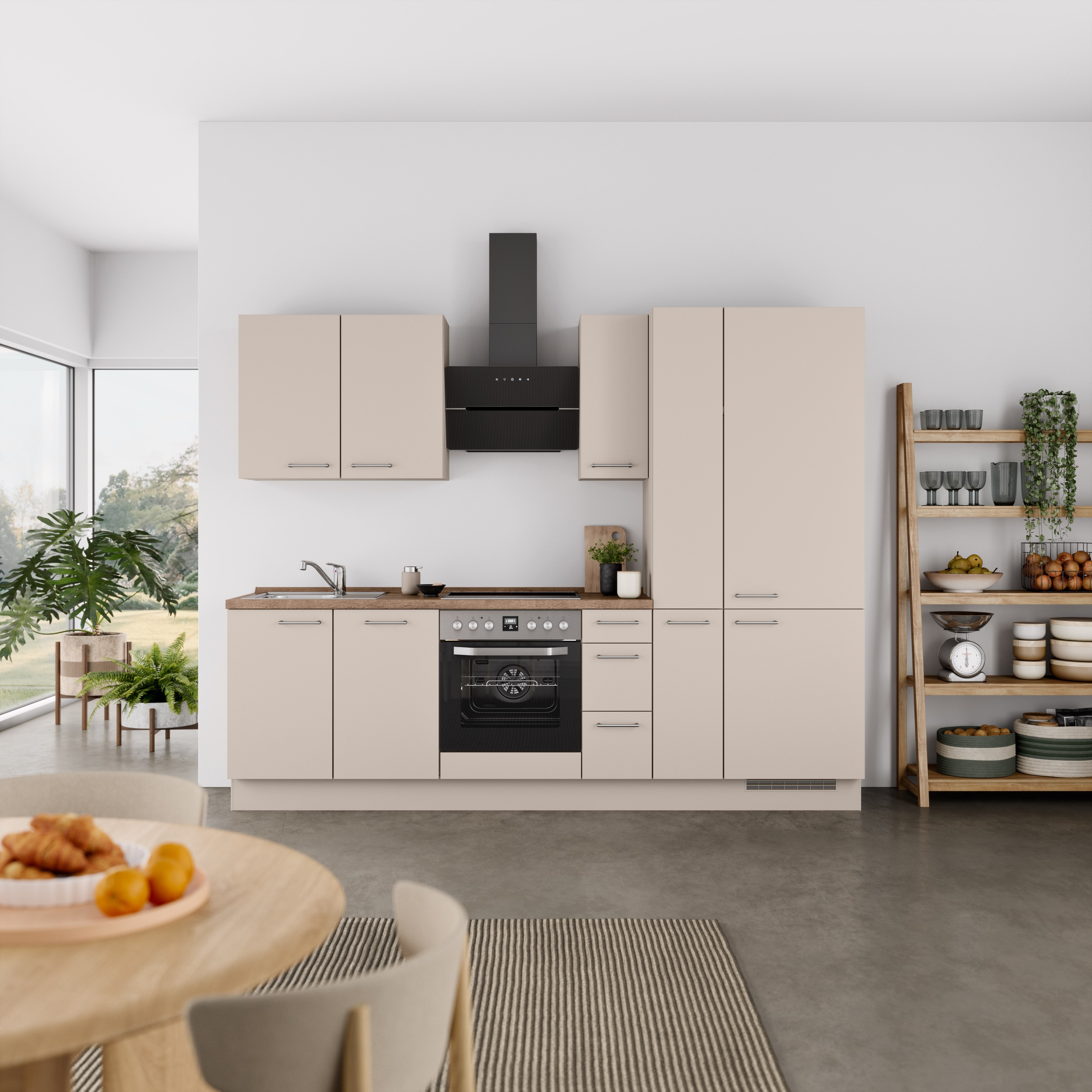 nobilia Küchenzeile ""Laser II", Ausrichtung wählbar, Breite 270 cm" vormon günstig online kaufen