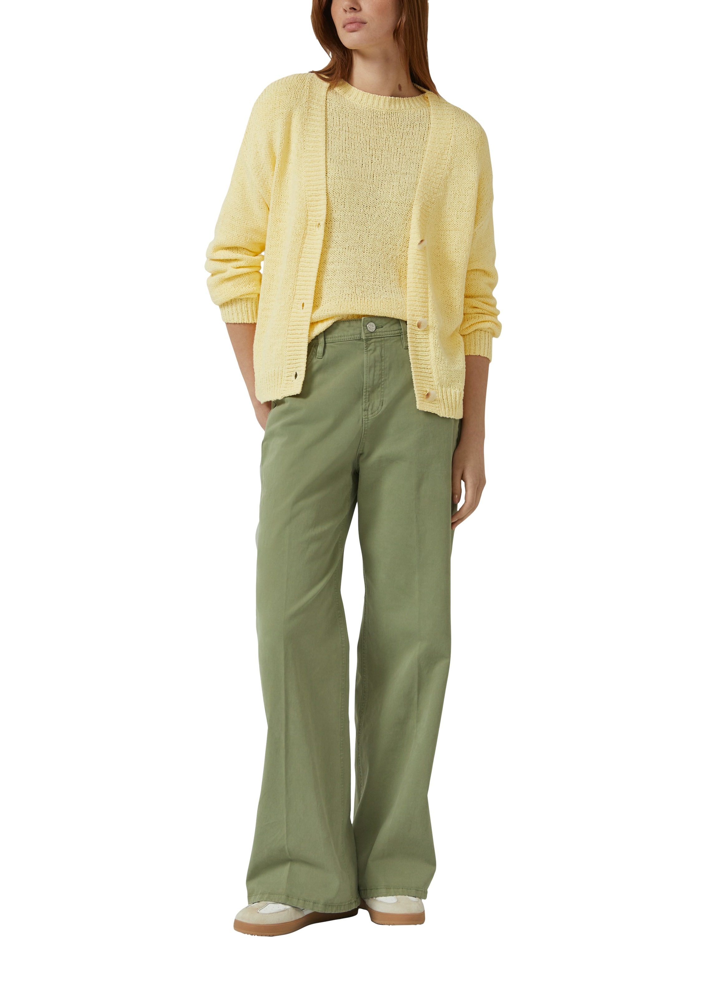 s.Oliver Strickjacke mit V-Ausschnitt günstig online kaufen