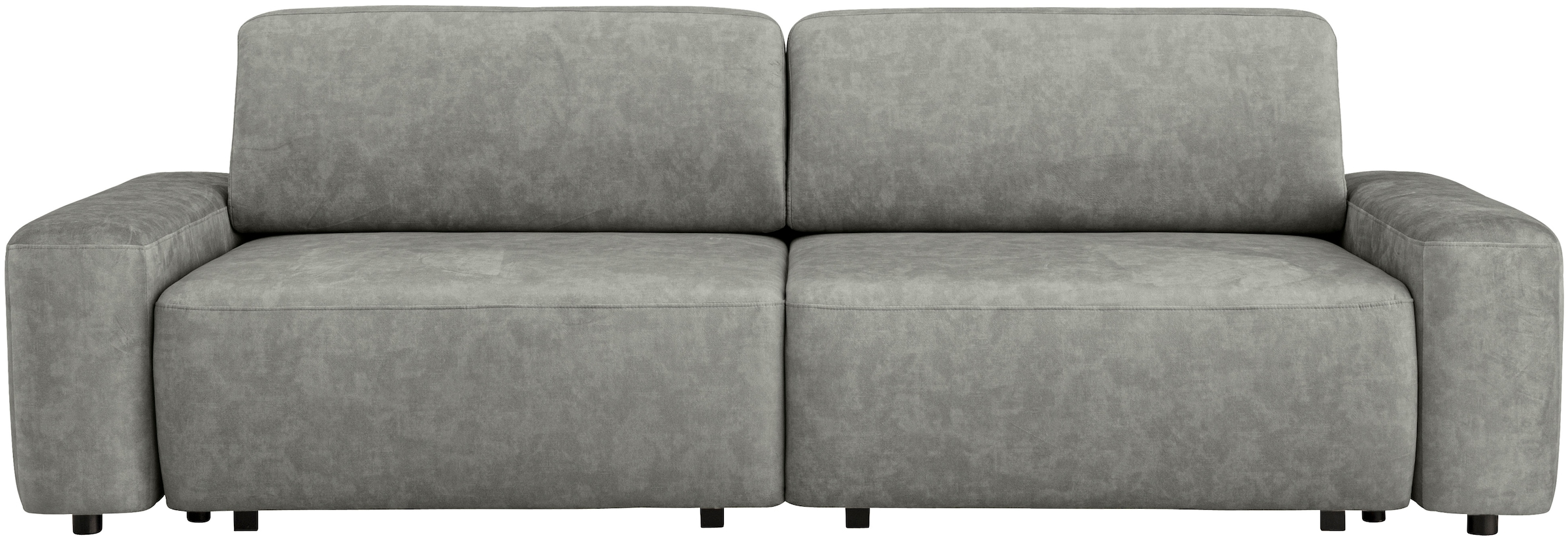 INOSIGN 3-Sitzer »TORGE (257cm), Sofa,Schlafsofa in Cord, Samtvelours, Struktur fein«, rundes Design, Schlaffunktion u. Bettkasten, Liegefläche: 135/200 cm