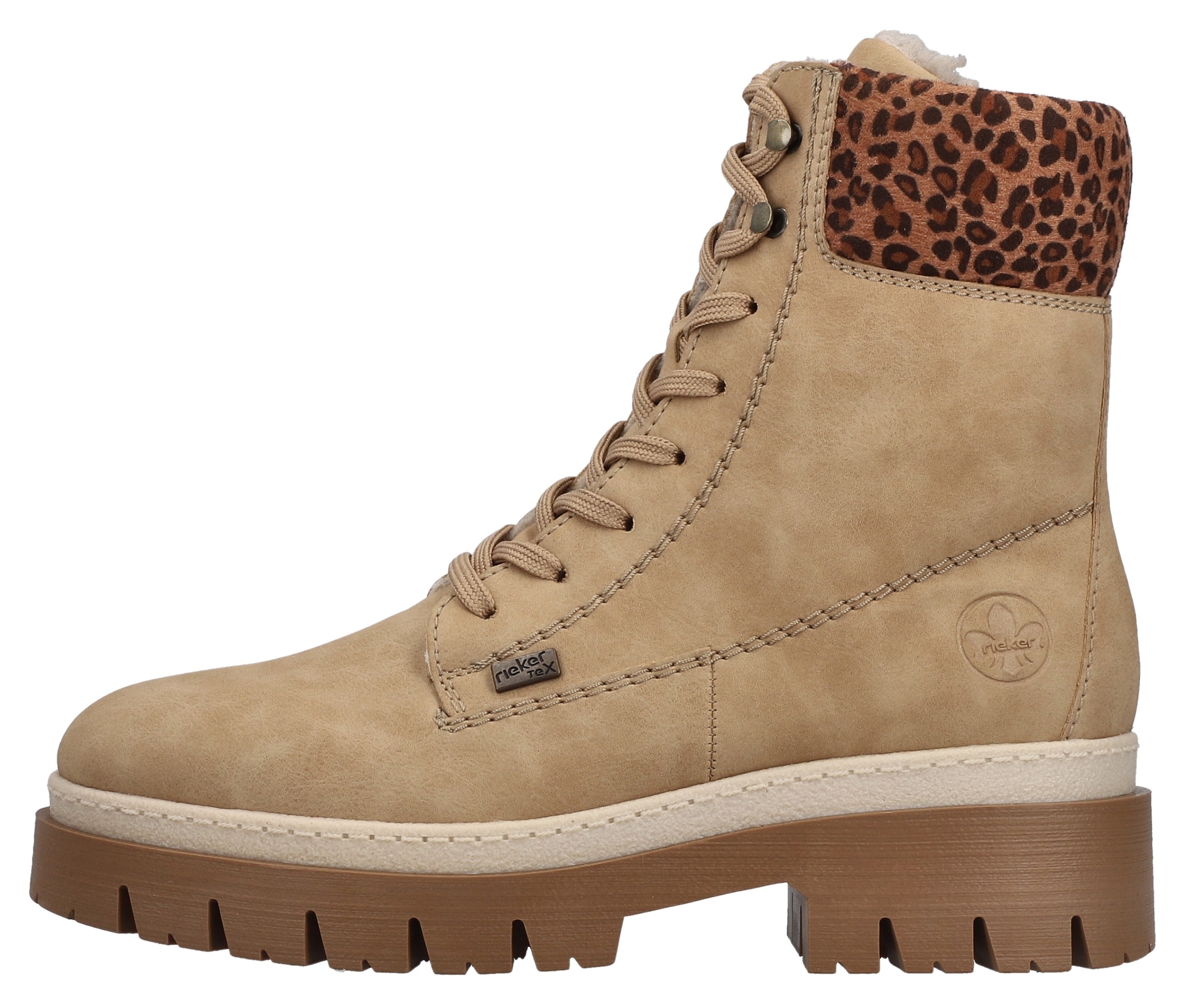 Rieker Winterstiefelette  Plateauboots, Schnürboots mit wasserabweisender riekerTEX-Membran