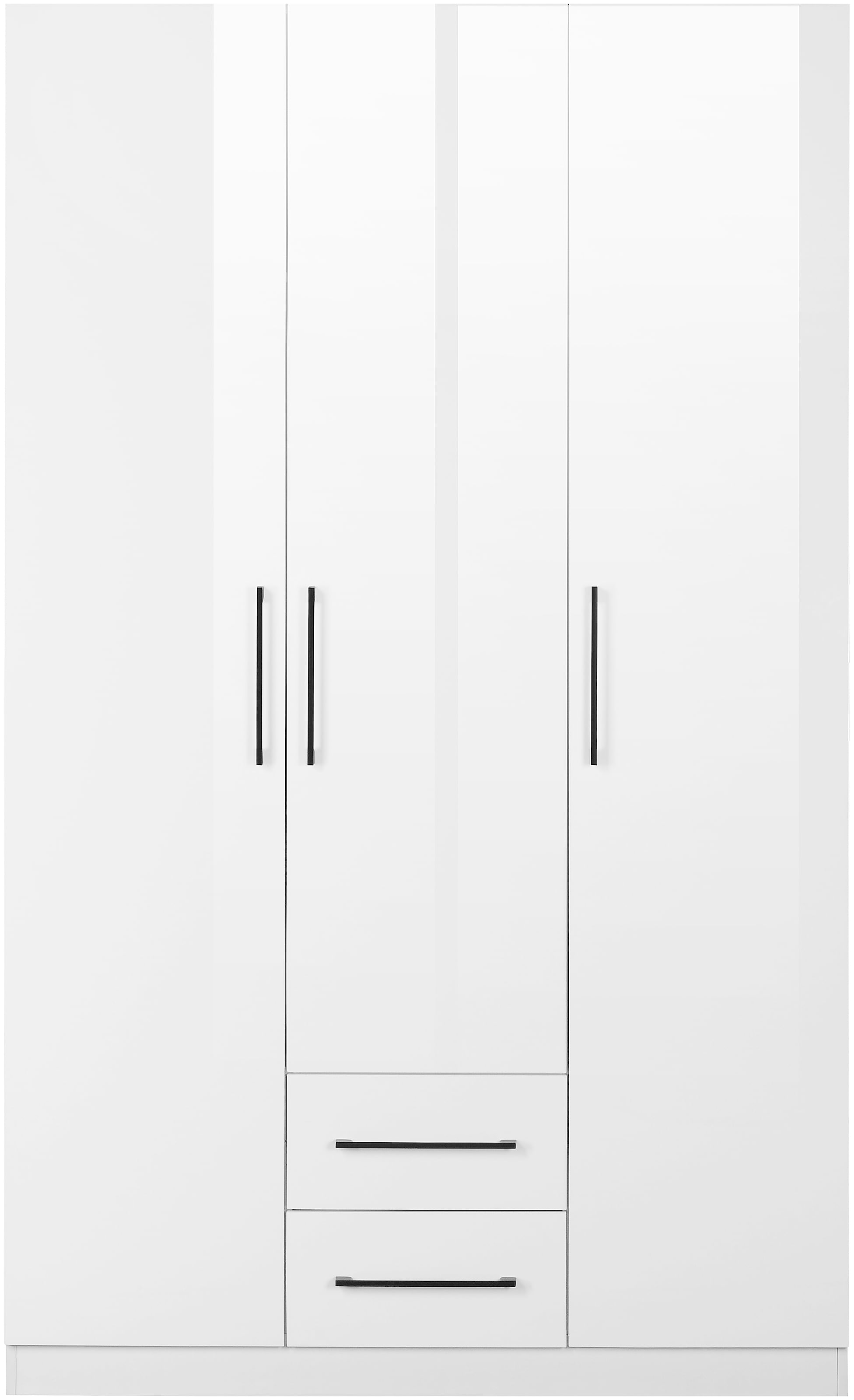 INOSIGN Kleiderschrank »Sylt Schlafzimmerschrank Garderobe Schrank Bestseller hochglanz«, Drehtürenschrank mit perfekter Innenausstattung, Breite 120cm