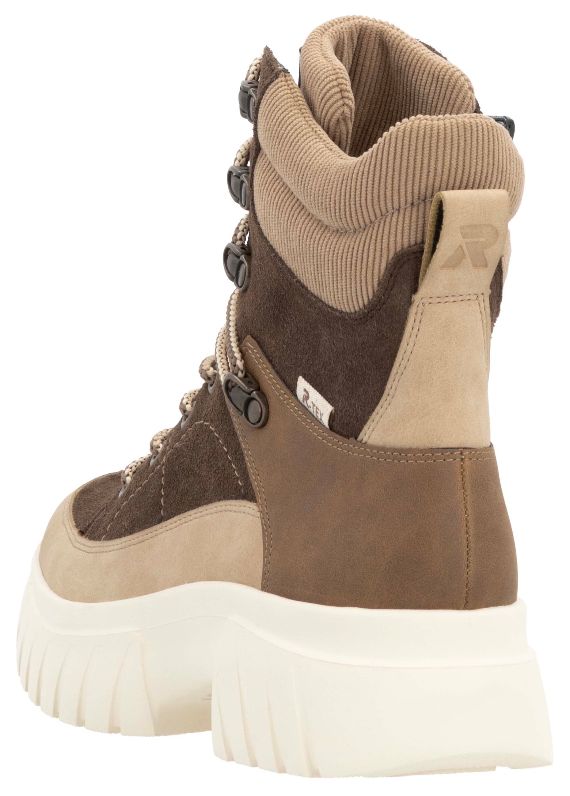 Rieker EVOLUTION Schnürboots, Outdoorboots, Winterboots mit wasserabweisender R-TEX-Membran