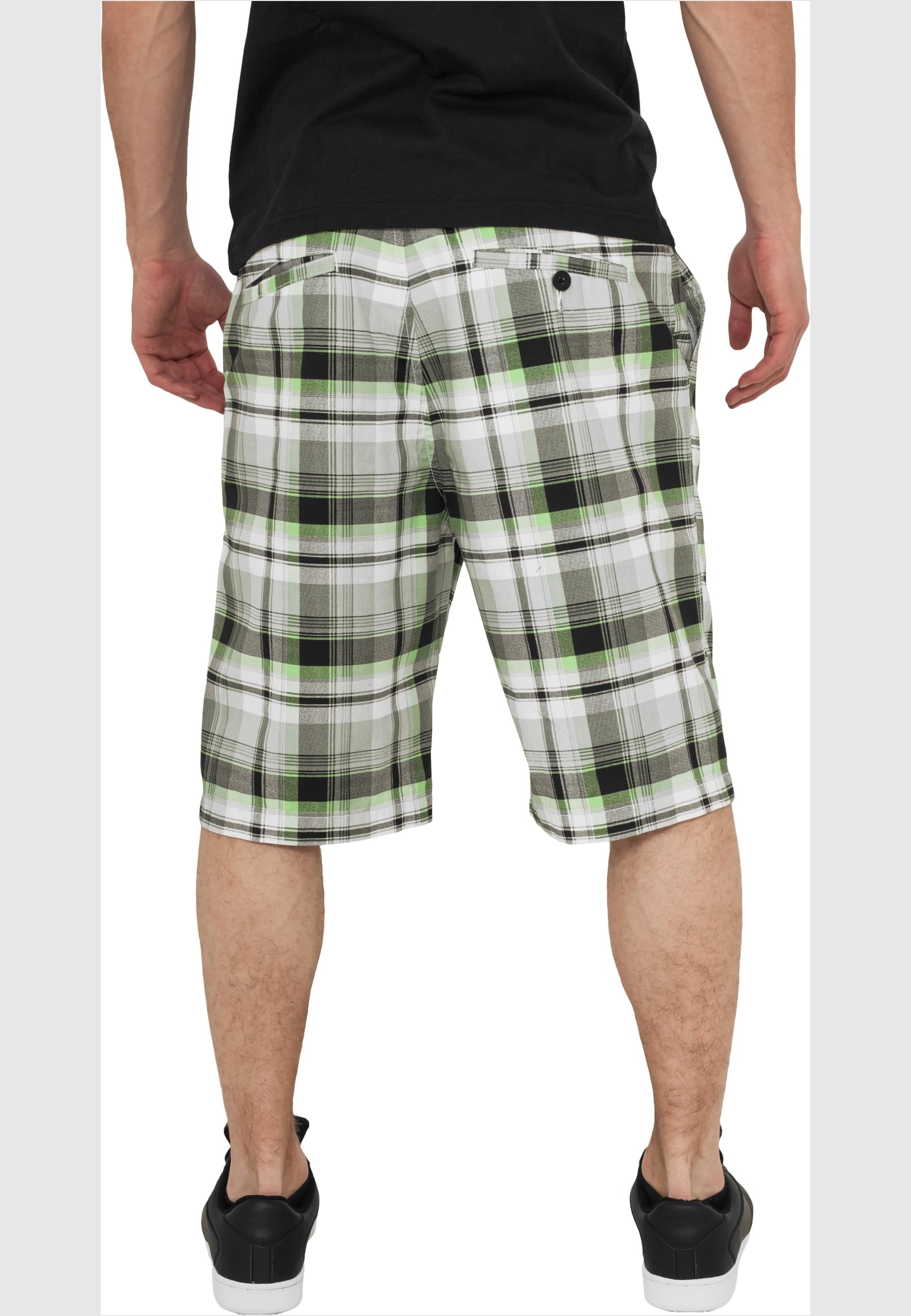 URBAN CLASSICS Stoffhose »Urban Classics Herren Big Checked Shorts«, (1 tlg.)