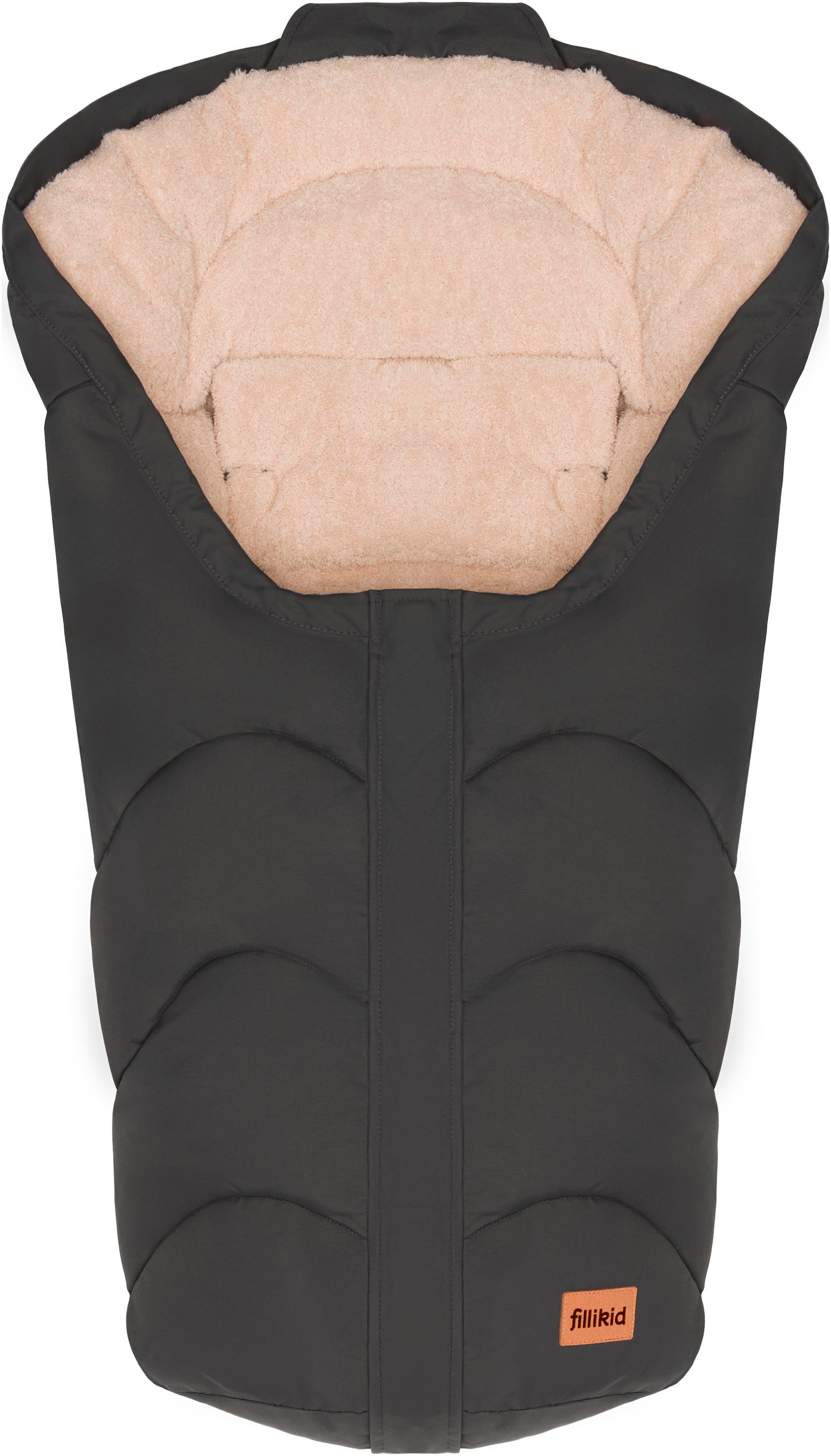 FILLIKID Kinder Fußsack "Torre, Winterfußsack Gr. 0", grau, Polyester, Fußsäcke, für Autositze Gr. 0 und Kinderwagen