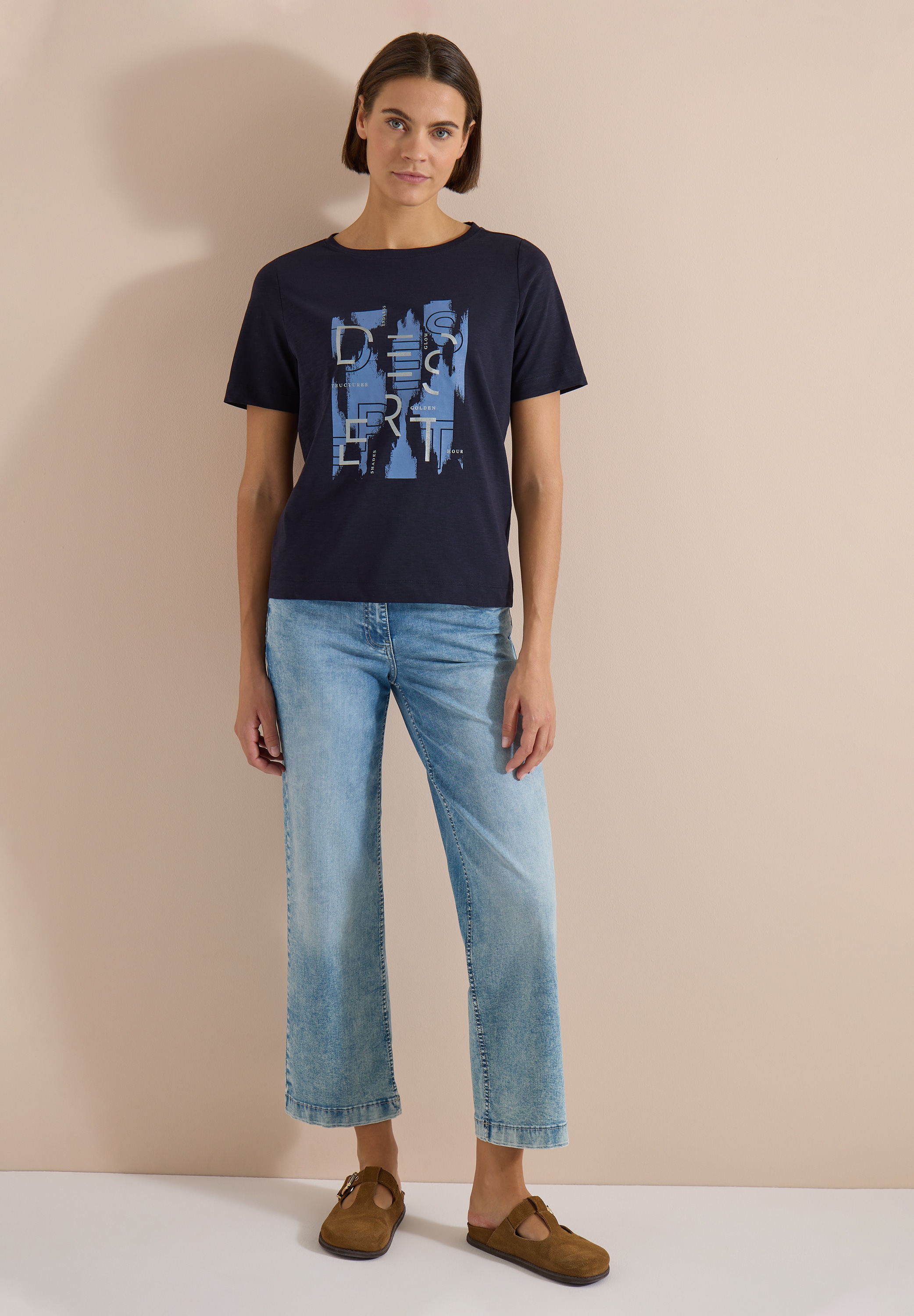 Cecil T-Shirt mit Rundhalsausschnitt