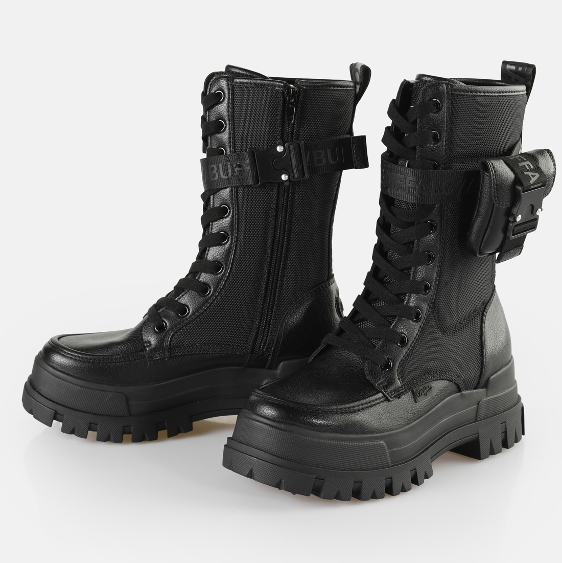 Buffalo Stiefel »ASPHA COM HI«  Stiefel mit Profilsohle und kleinem Täschchen