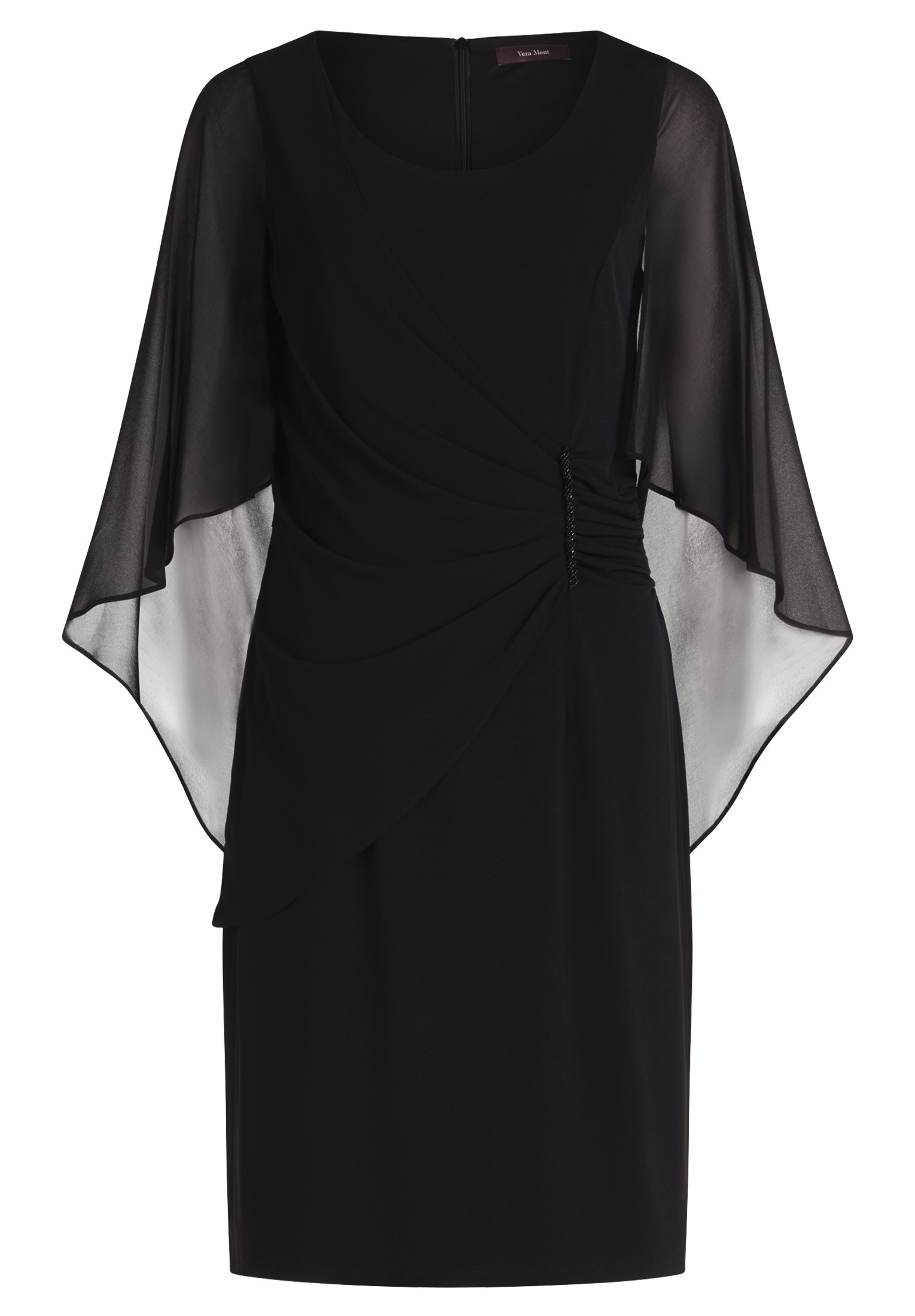 Vera Mont Cocktailkleid »Vera Mont Cocktailkleid mit Raffung«, Materialmix