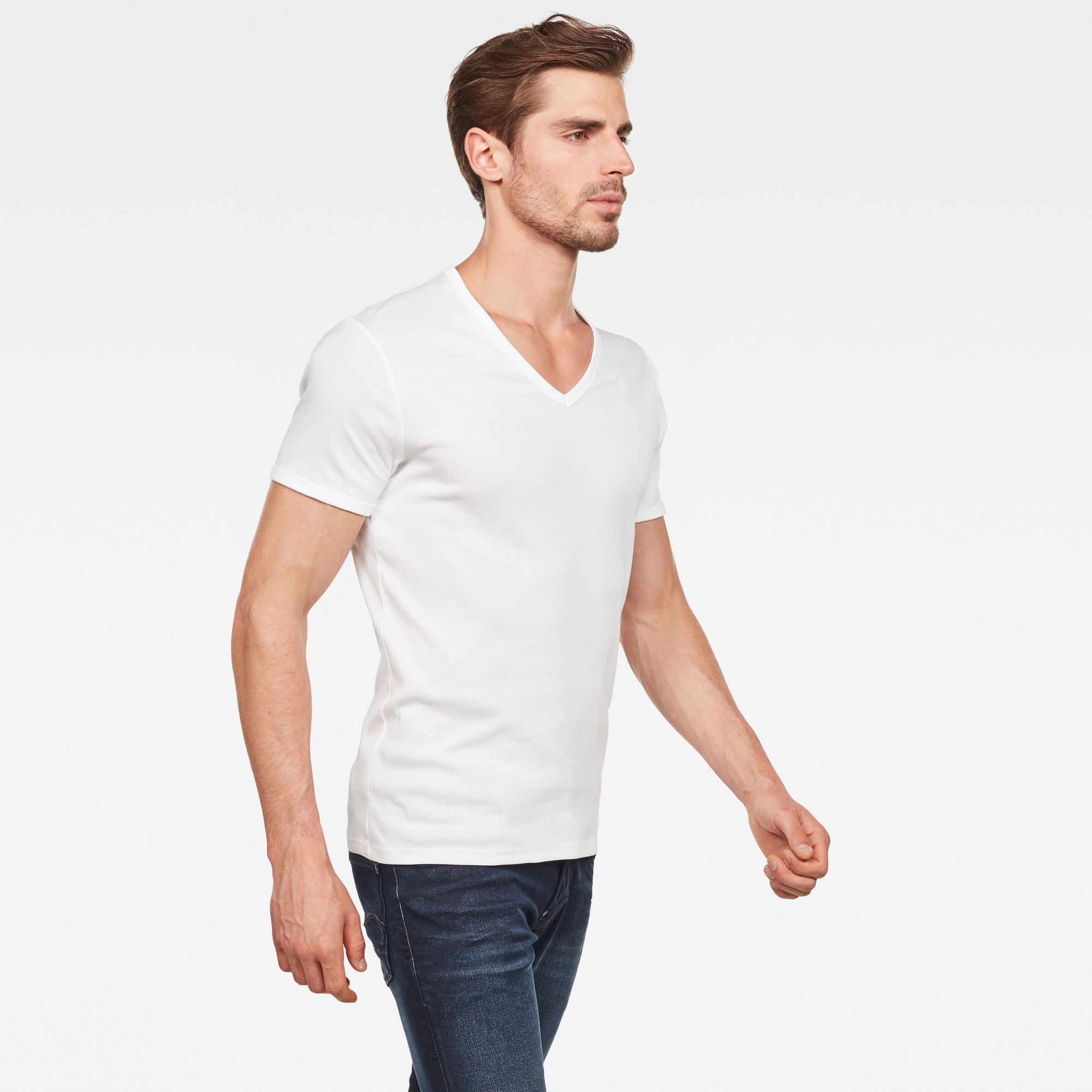 G-STAR T-Shirt "Base V 2-Pack", (Packung, 2 tlg.), im 2er-Pack günstig online kaufen