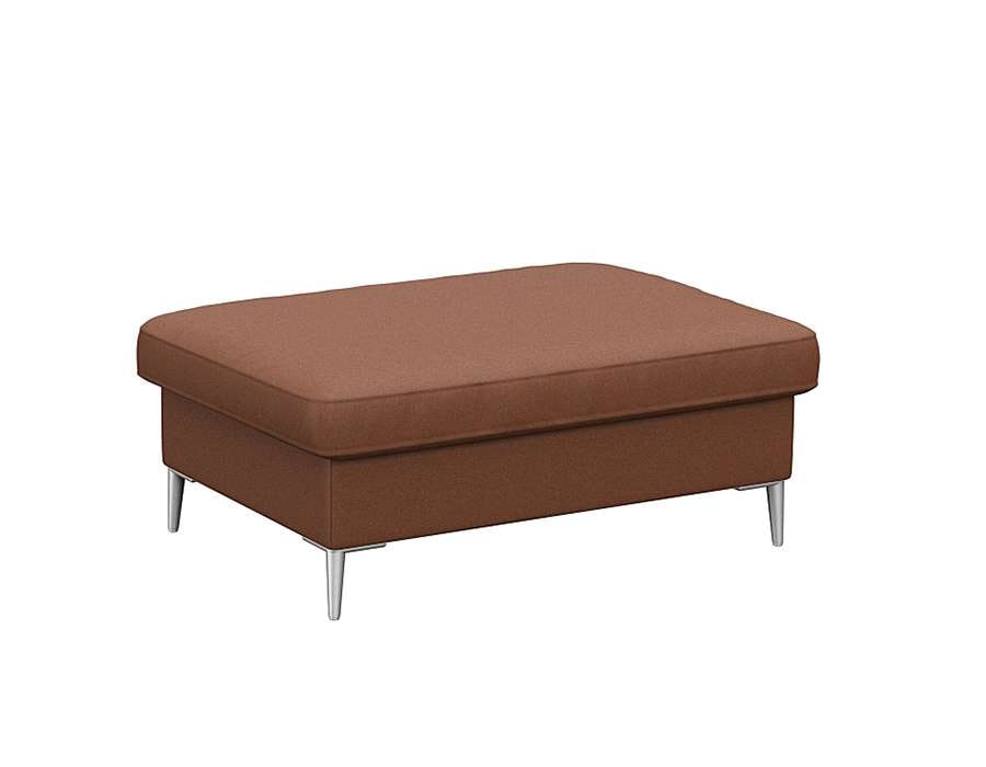 FLEXLUX Pouf "Fiore", Kaltschaum, Füße Alu