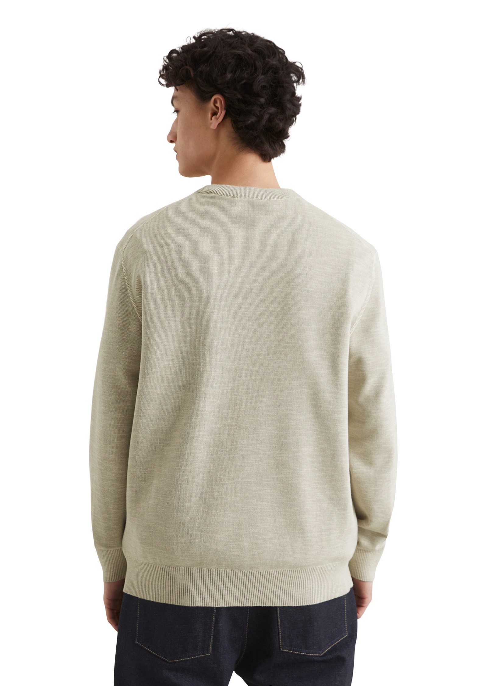 Marc O'Polo DENIM Rundhalspullover »in Double-Face-Qualität«