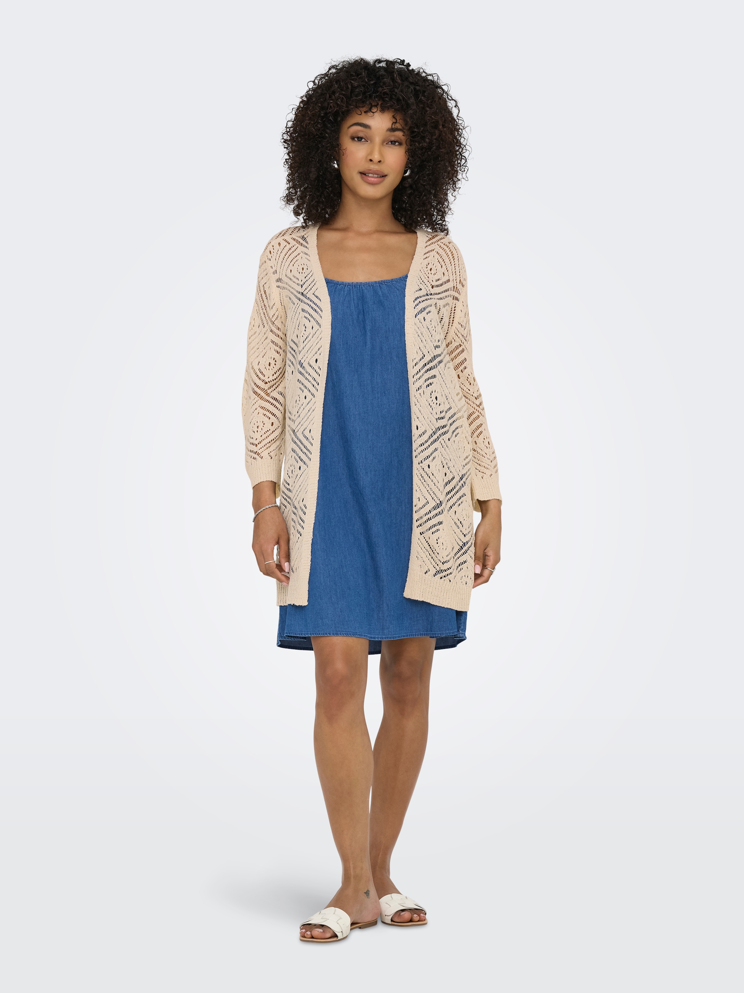 ONLY Strickjacke »ONLWISTY 7/8 OPEN CARDIGAN KNT«