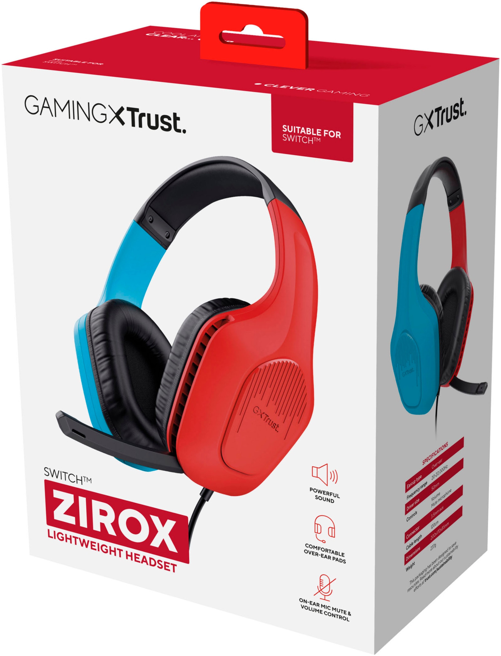 Trust Gaming-Headset »GXT 416S Zirox«
