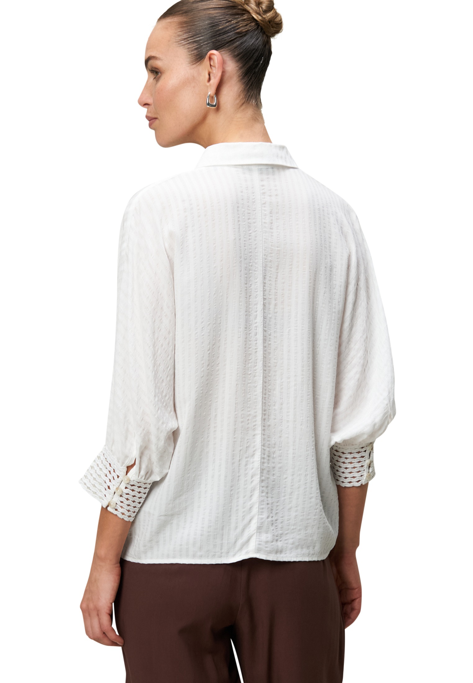Zero Klassische Bluse »zero Bluse mit Fledermausärmeln«
