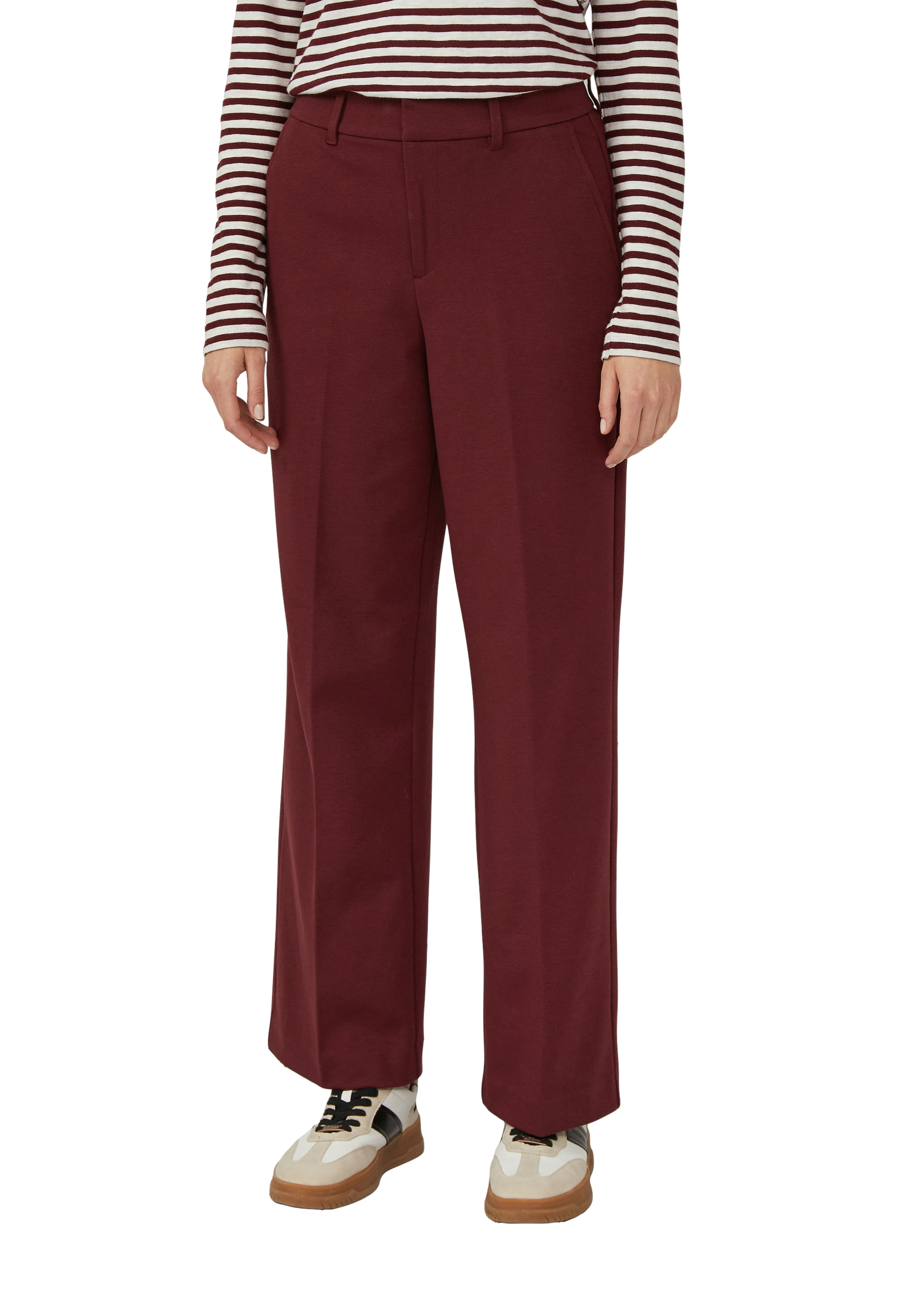 s.Oliver Jerseyhose, aus Struktur-Jersey günstig online kaufen