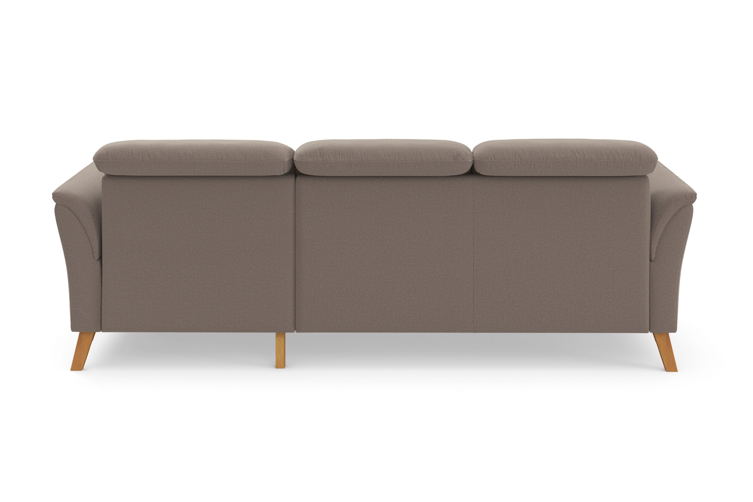 Ecksofa SIT & MORE "Romero L-Form", grau (taupe), B:245cm H:91cm T:178cm, 90% Polyester 10%Polyamid, Sofas, Ecksofa, wahlweise mit oder ohne Relax-Funktion, Bettfunktion, Bettkasten 6