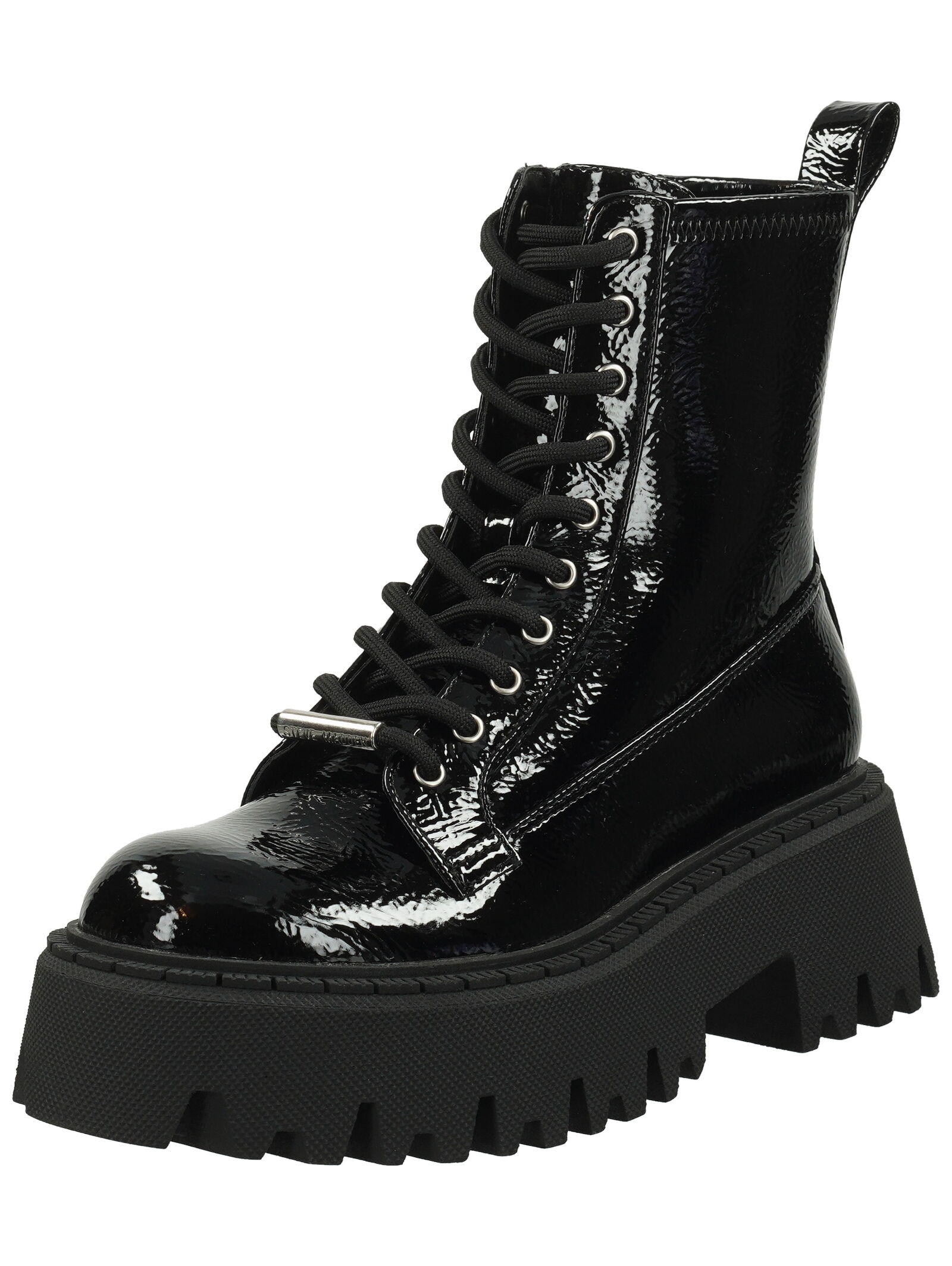 STEVE MADDEN Schnürstiefelette "STEVE MADDEN Stiefelette Lederimitat/Textil günstig online kaufen